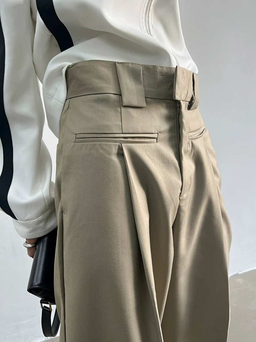 Obsidian Vault Pleat Trousers