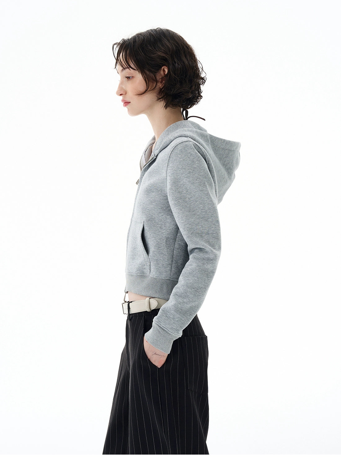 Cloudlite Cropped Zip Hoodie