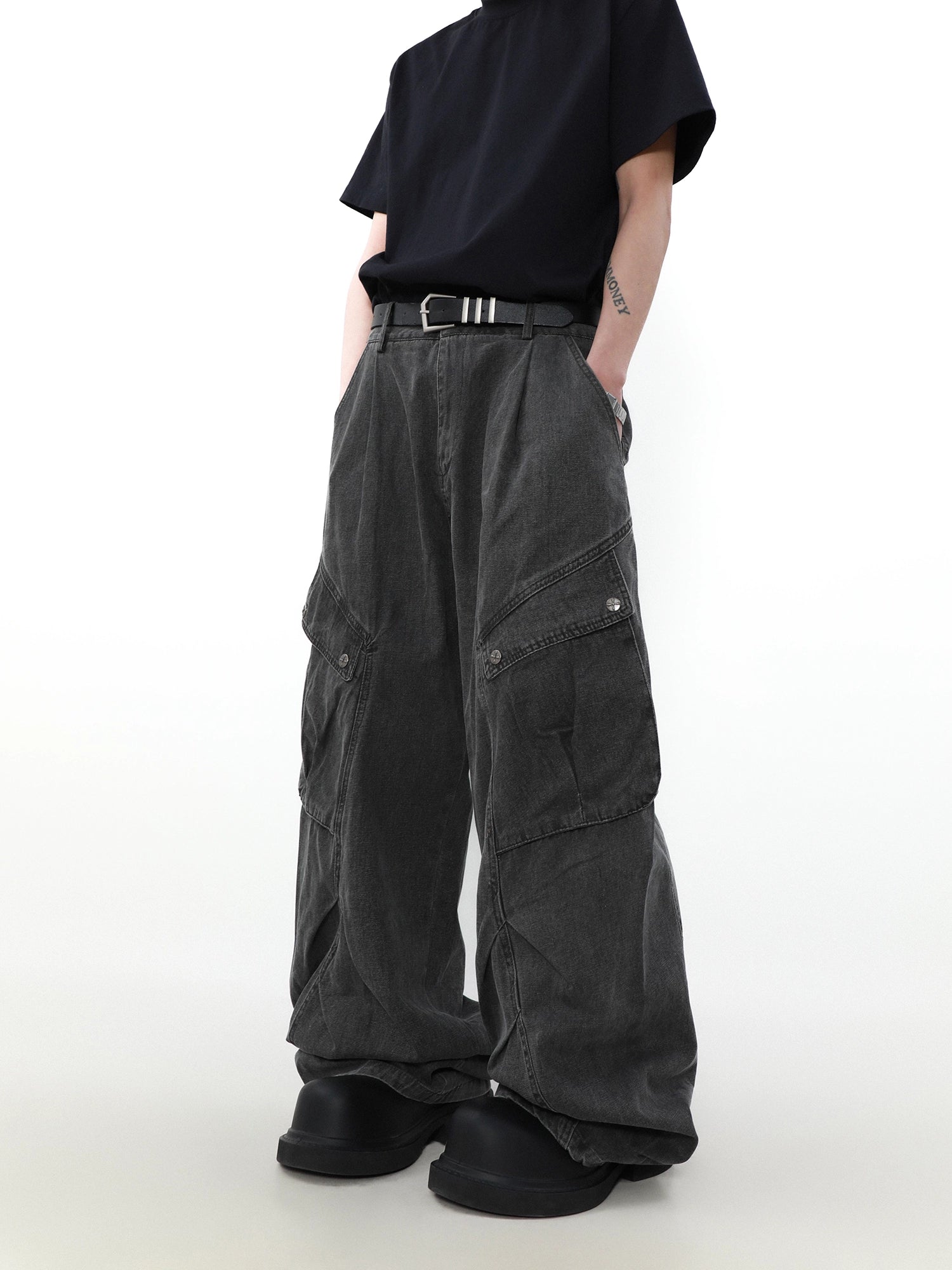 Shadow Fold Utility Cargo Jeans