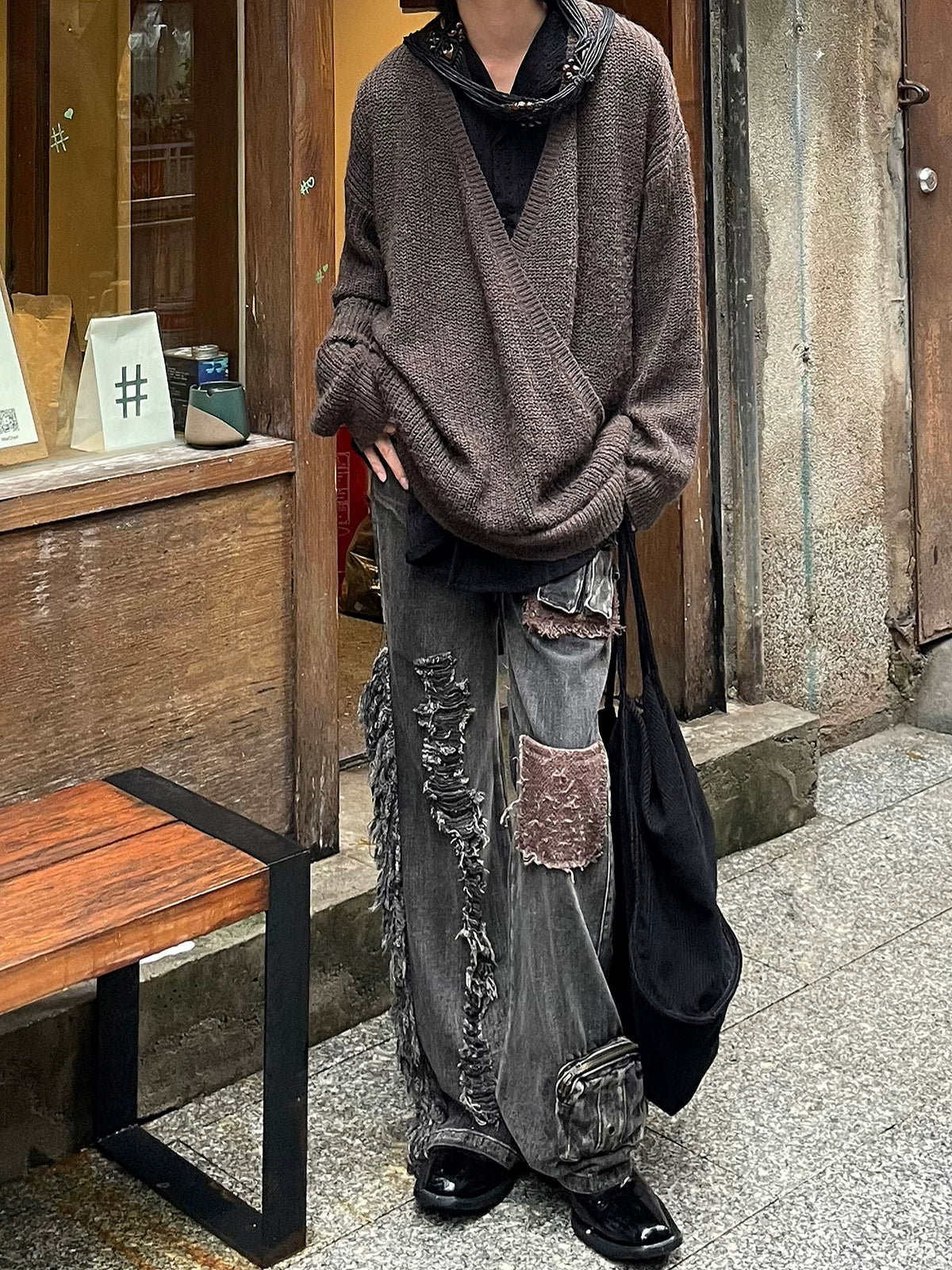 Duskmoor Slouchy Knit Sweater