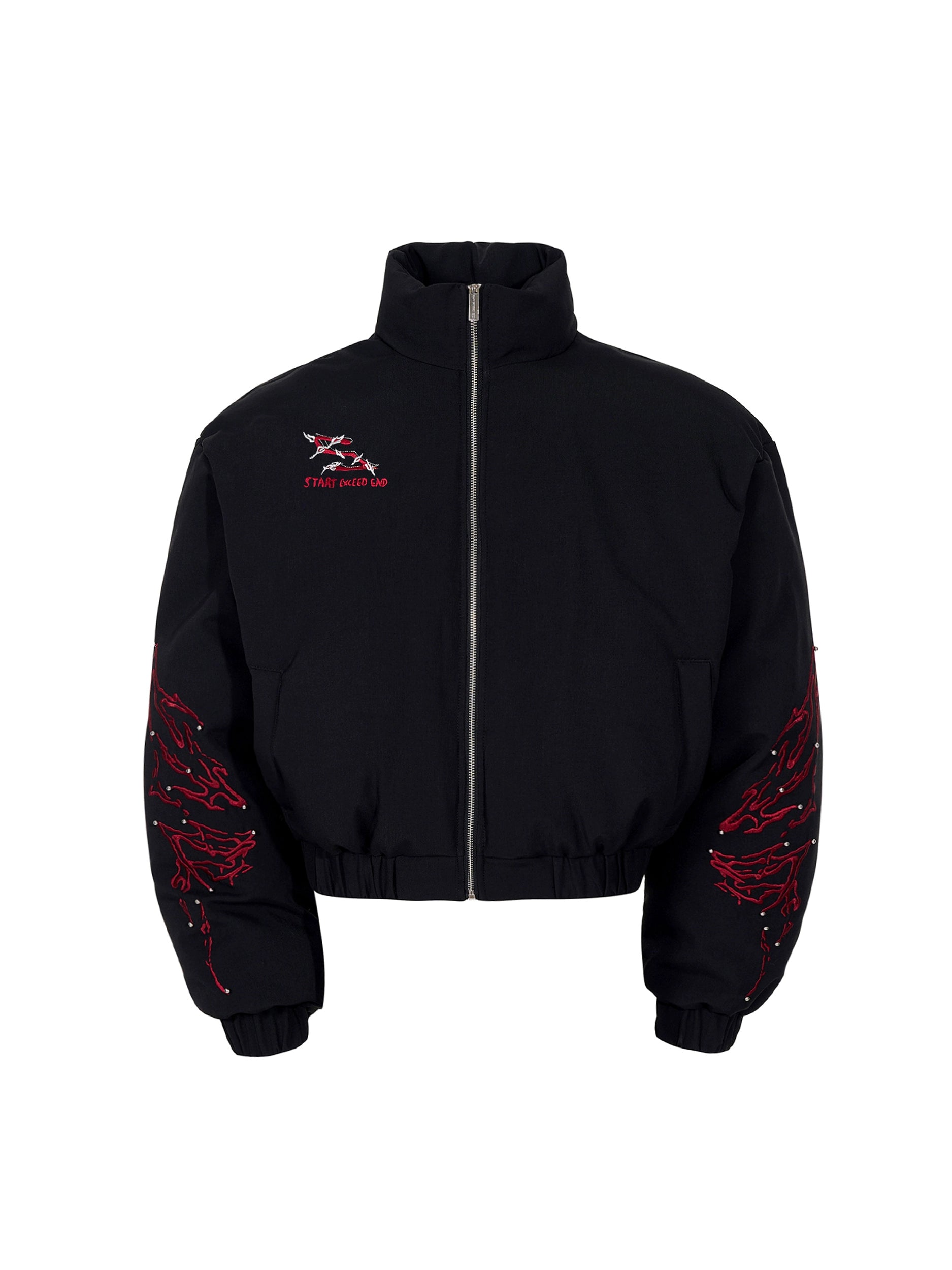 Inferno Stitch Bomber Jacket