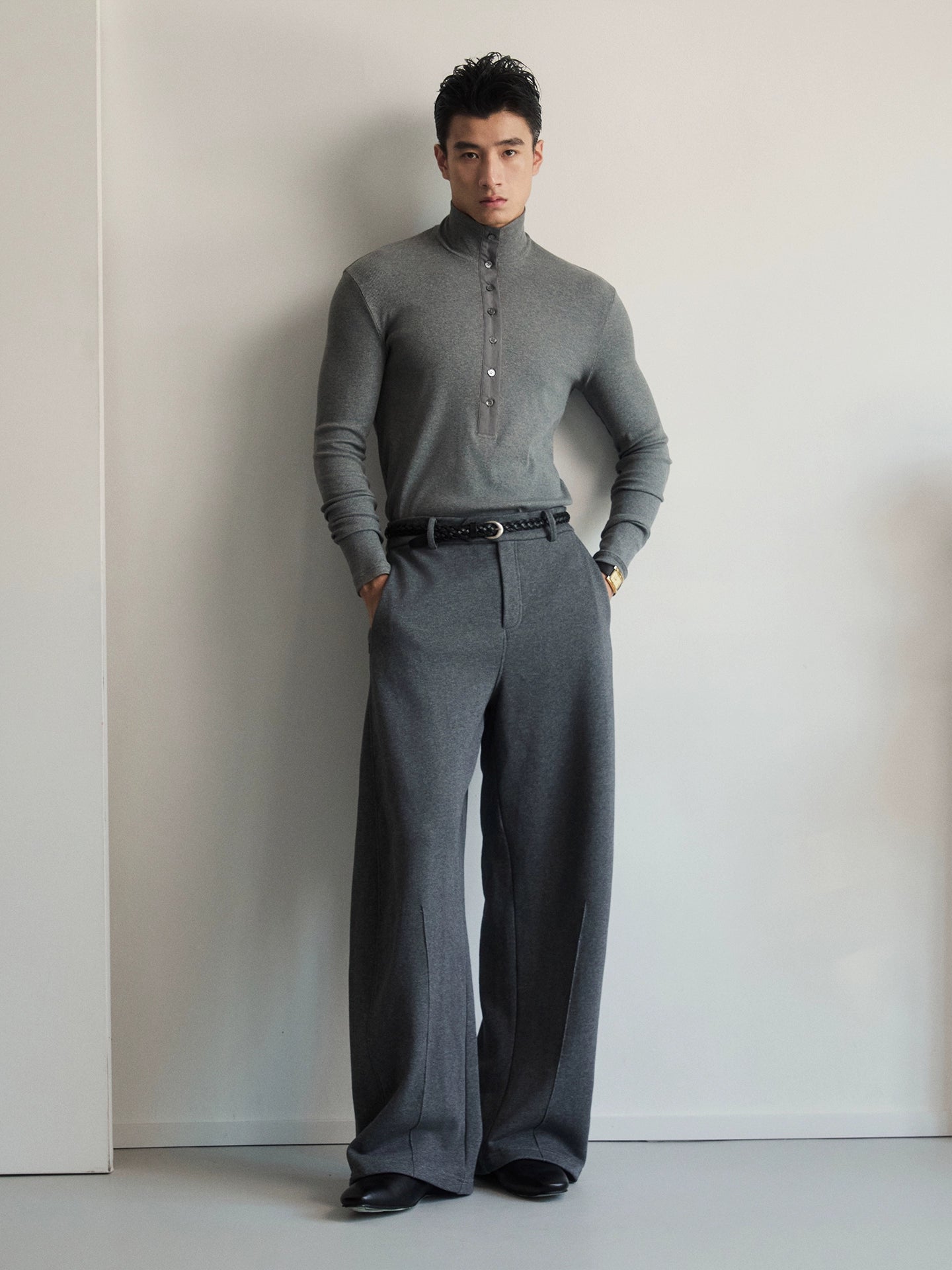 SlateFlow Soft Tailored Trousers