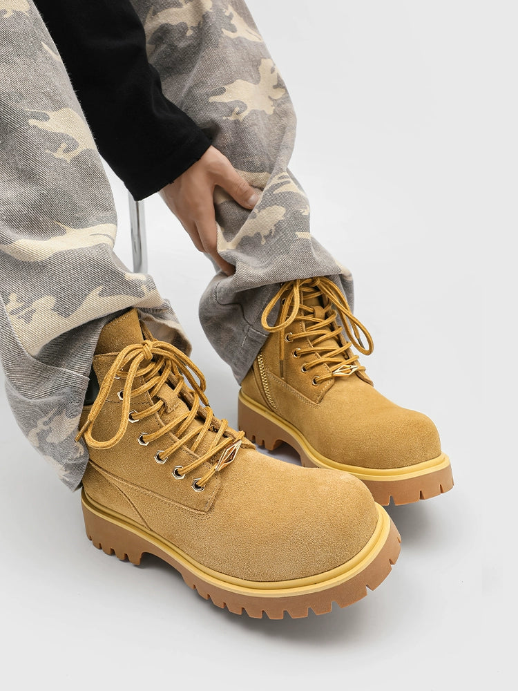 Suede Rugged Work Boots