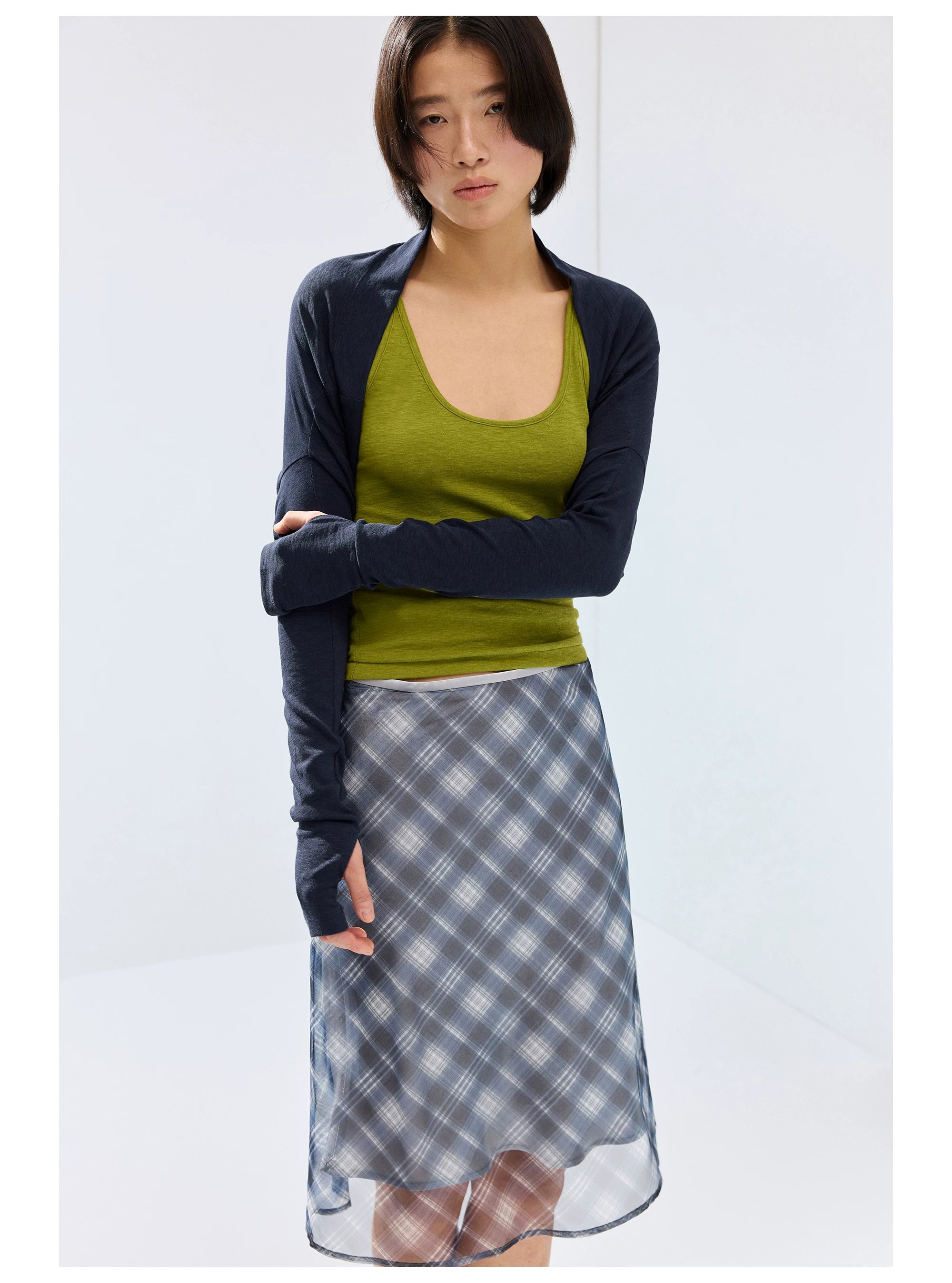 Cropped Shrug Cardigan
