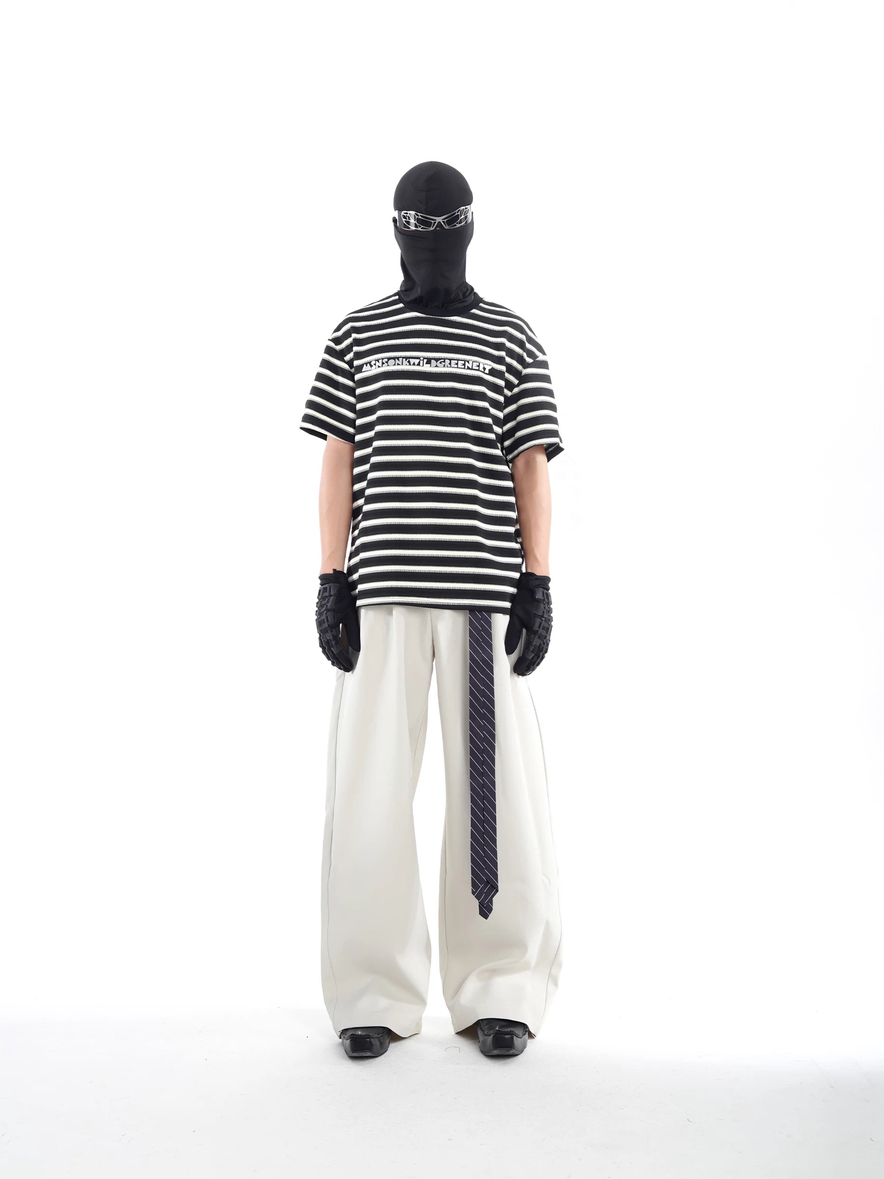Static Signal Striped Tee