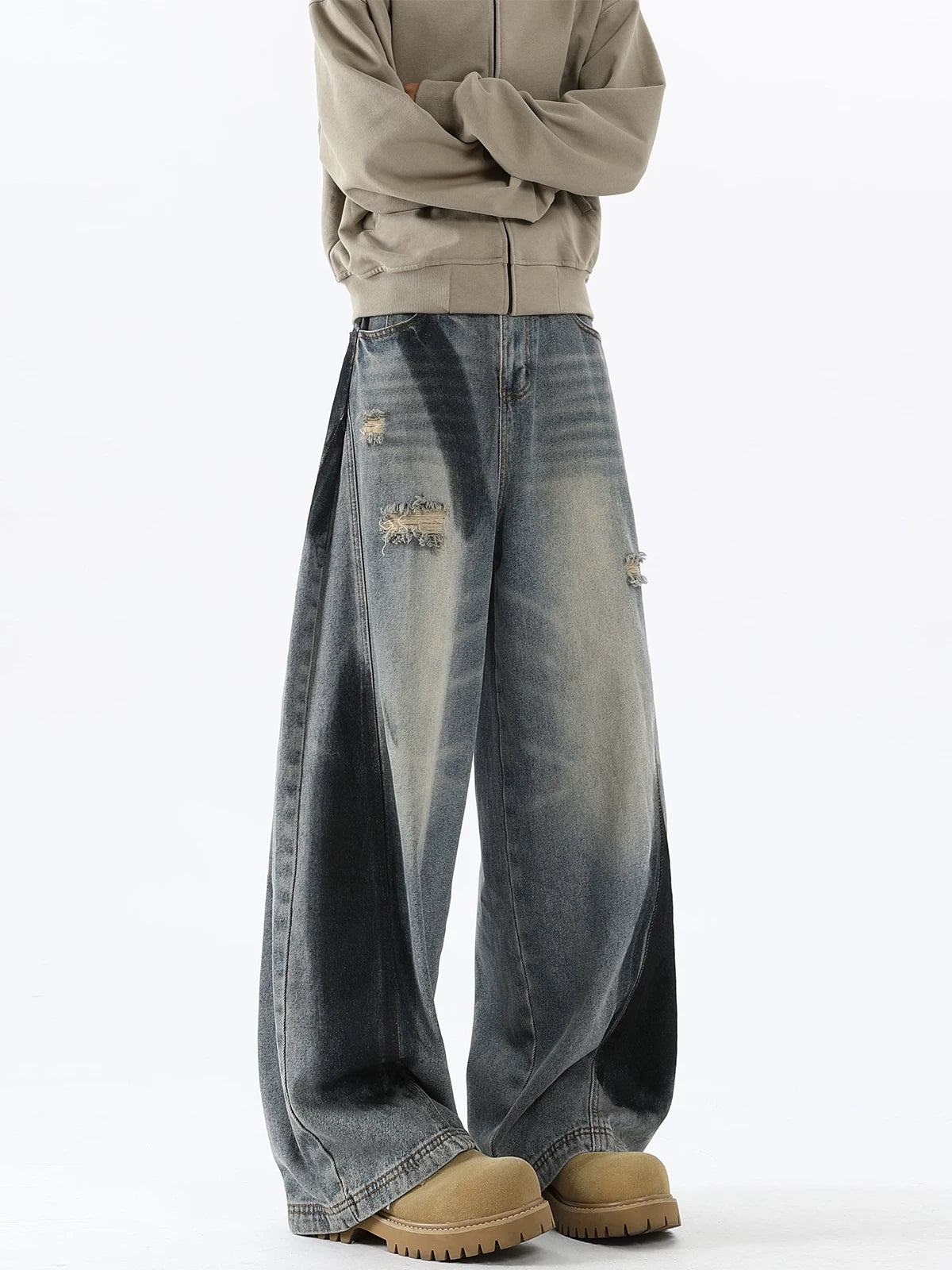 Sunkissed Fade Slouch Denim Pants