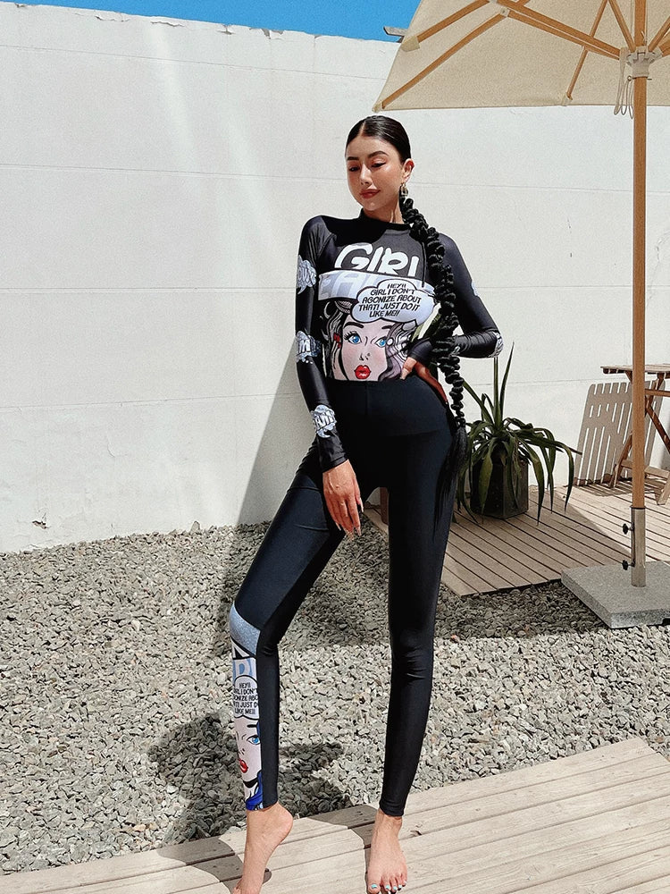 Bubble Pop Comic Surf Suit