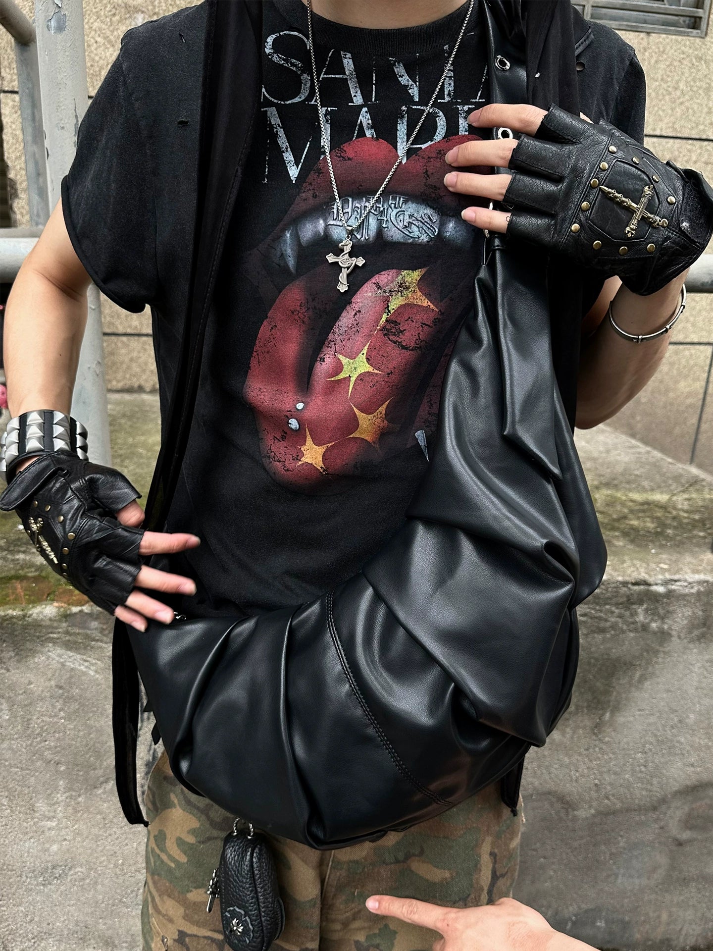 Vampire Tongue Graphic Tee