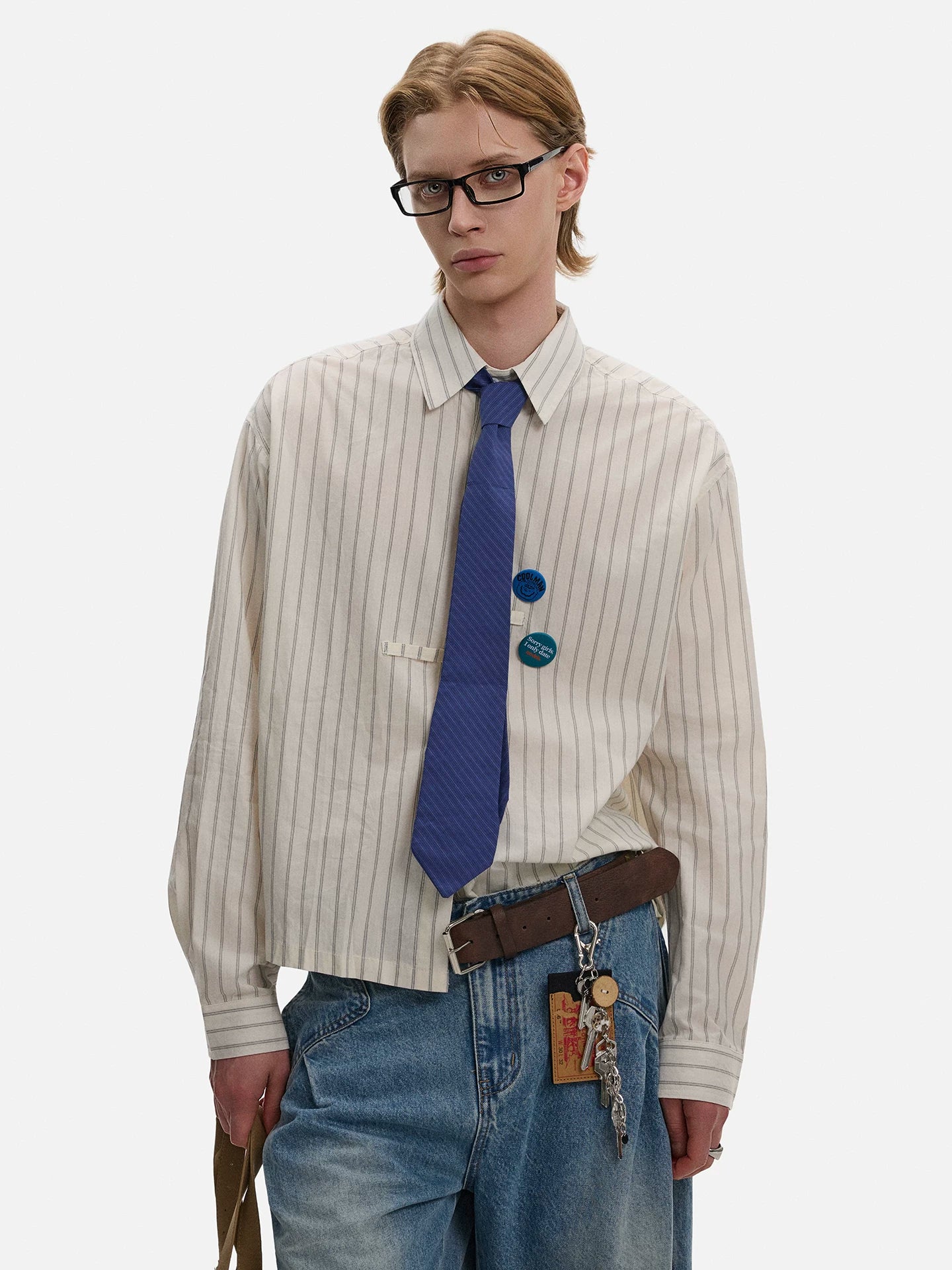 Ivory Line Oxford Shirt