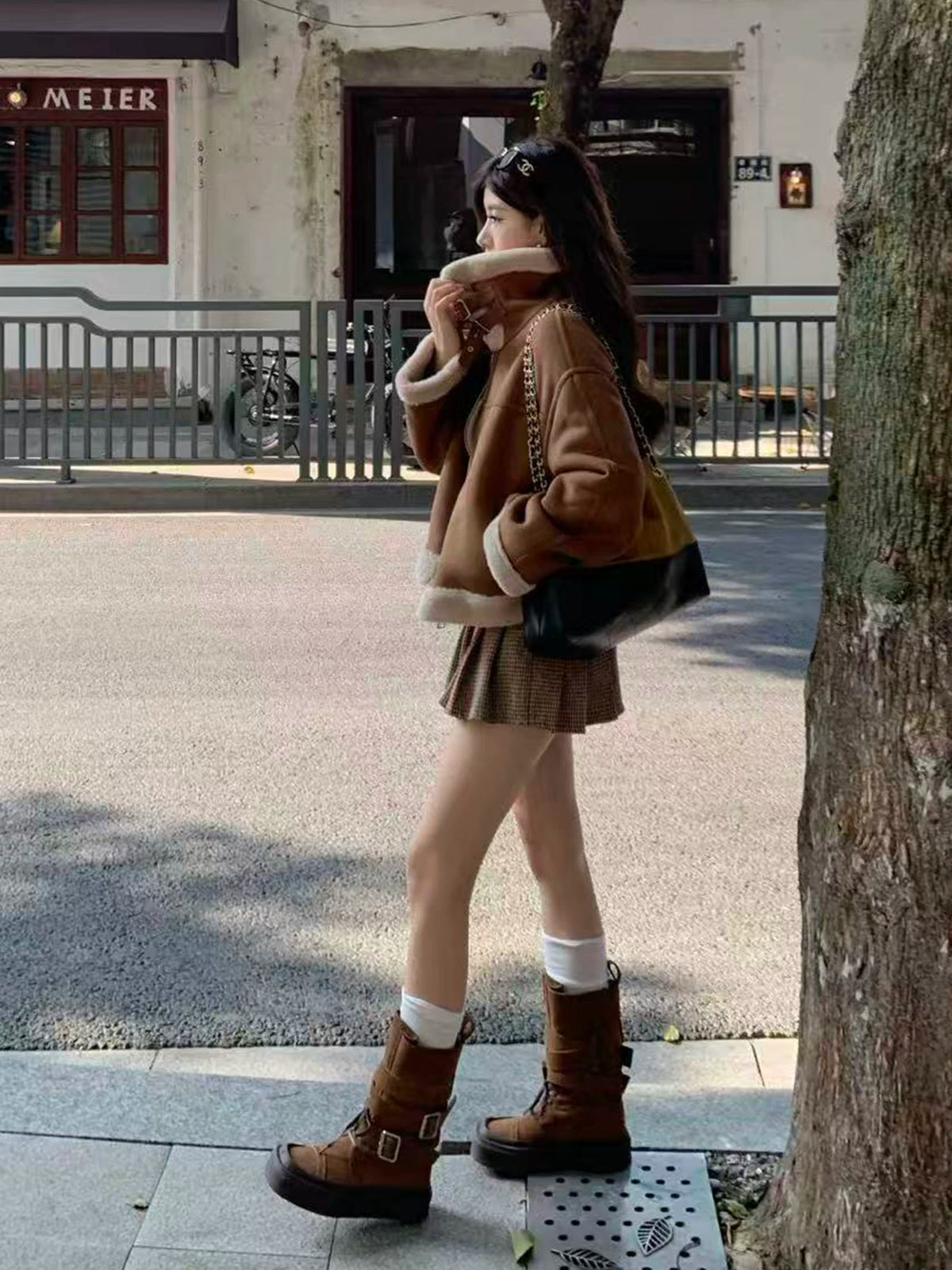 Frontier Double Buckle Platform Boots