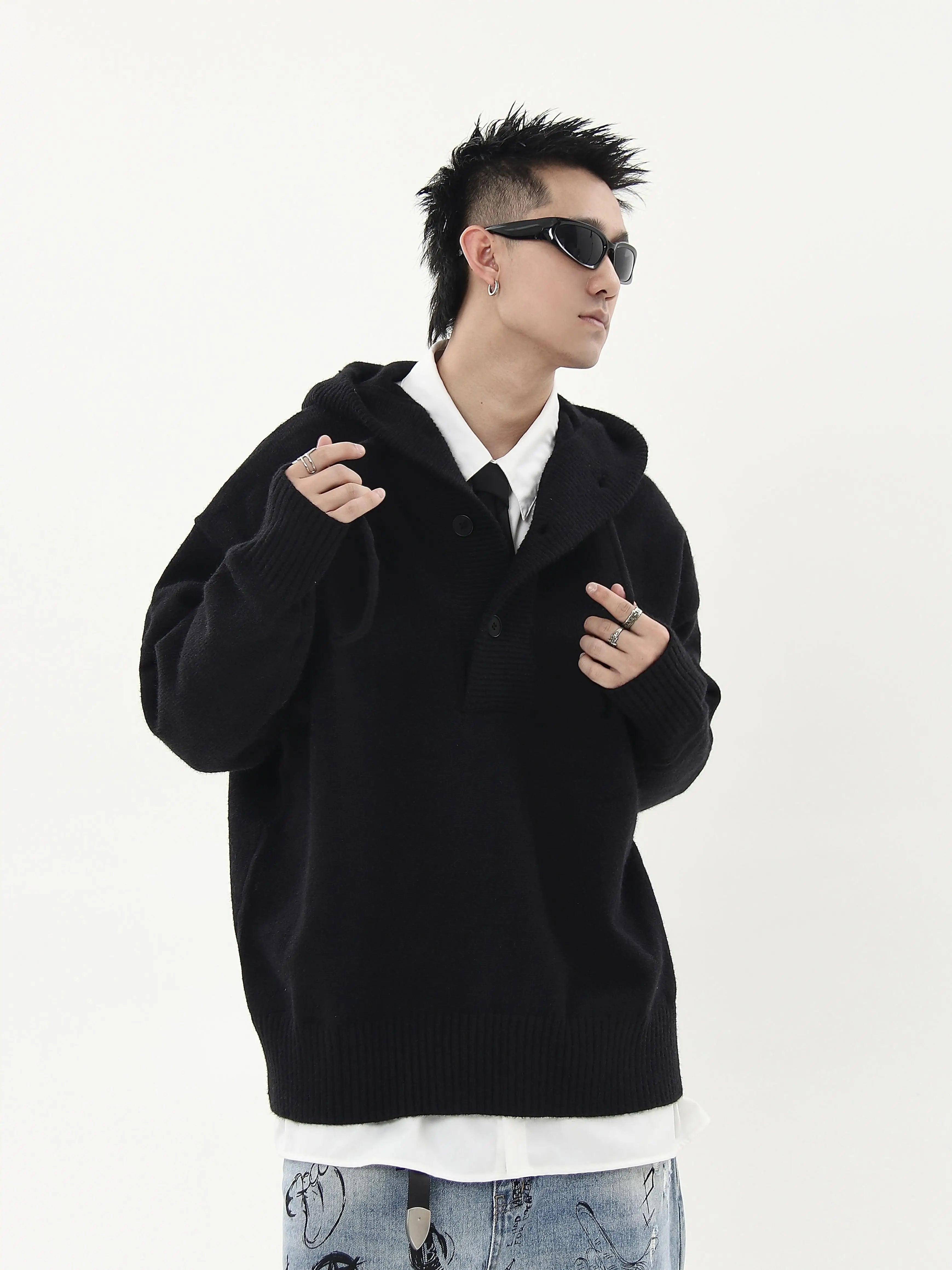 Ash Knit Relay Hoodie Sweater