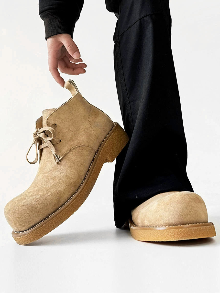 Chunky Suede Desert Boots