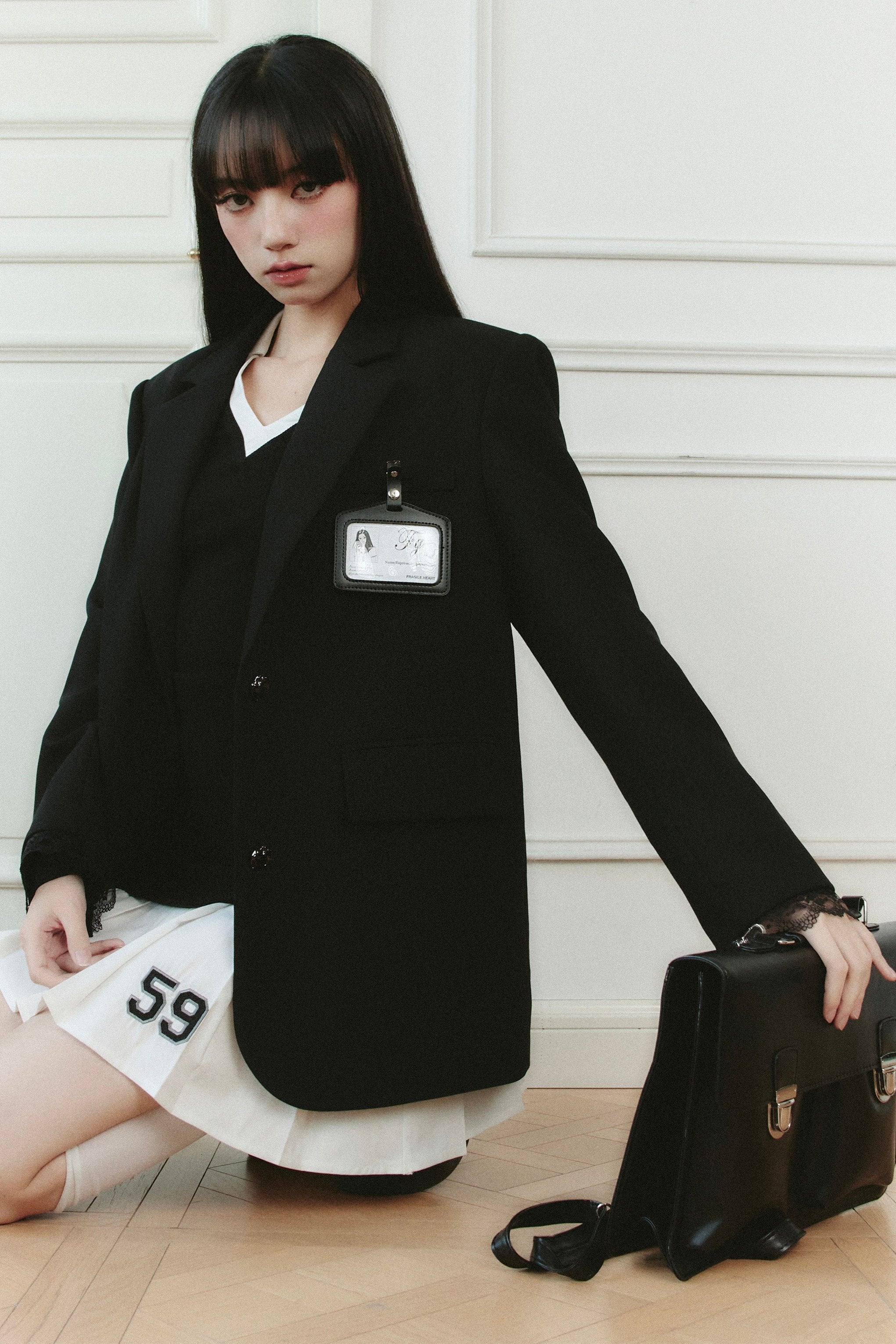 Classic Black Blazer for Professional Women