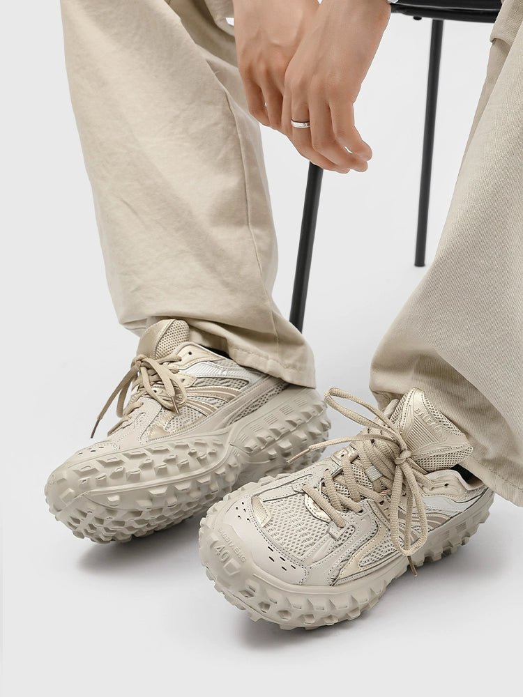 Chunky Sneakers with Rugged Outsoles