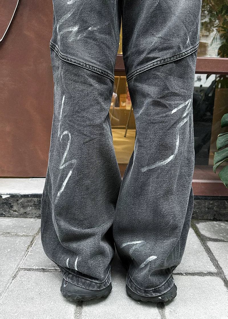 Glyphstorm Warp Stitch Flare Jeans