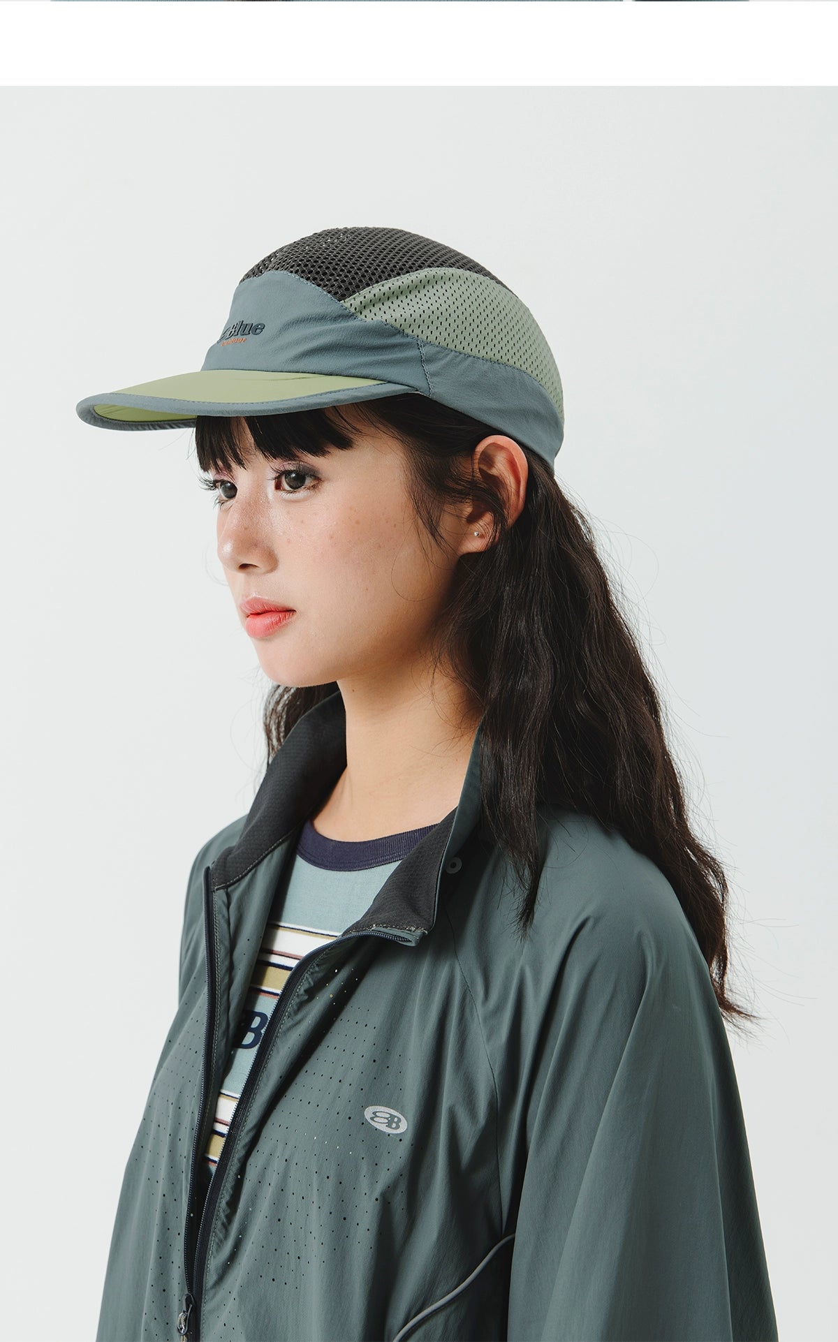 Colorblock Mesh Outdoor Sports Cap