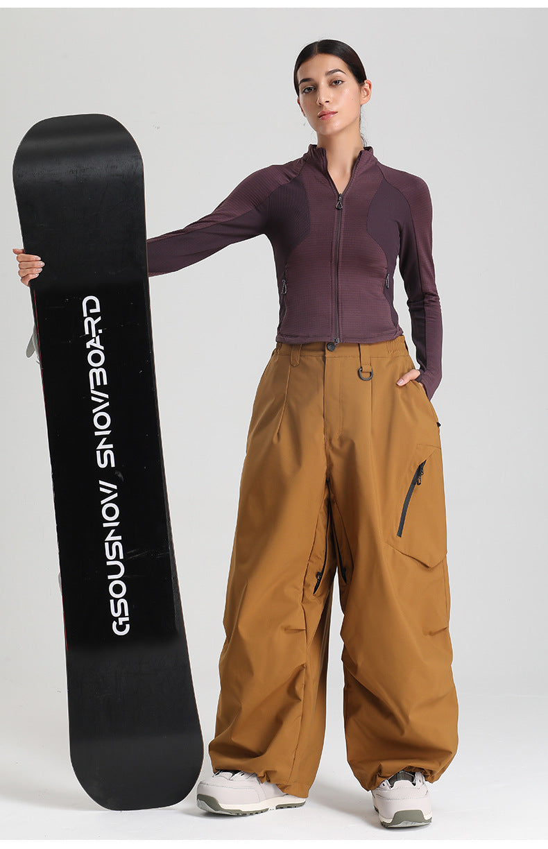 DriftDrop Wide-Leg Snow Pants