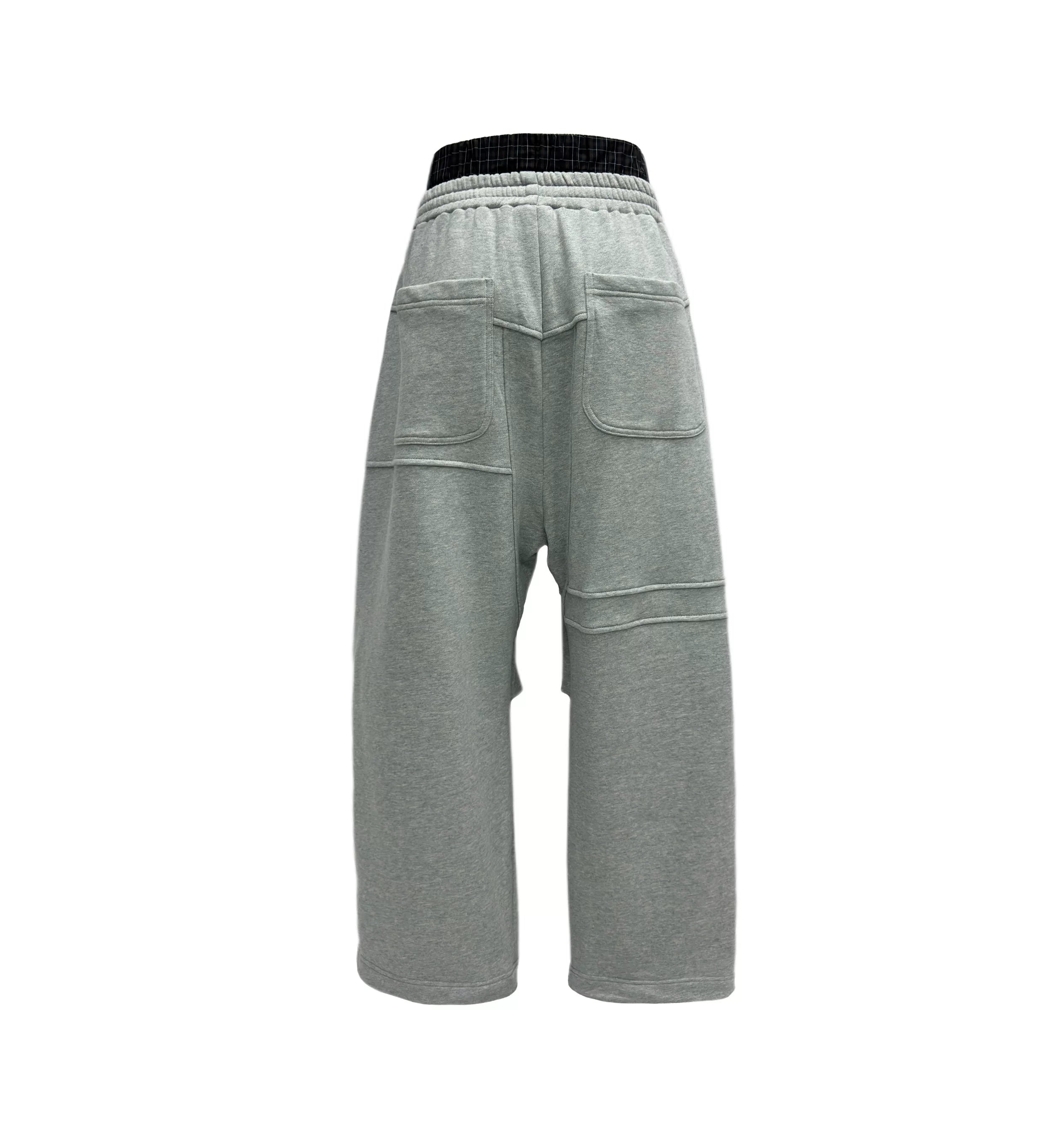 Circuit Paneled Drape Sweatpants