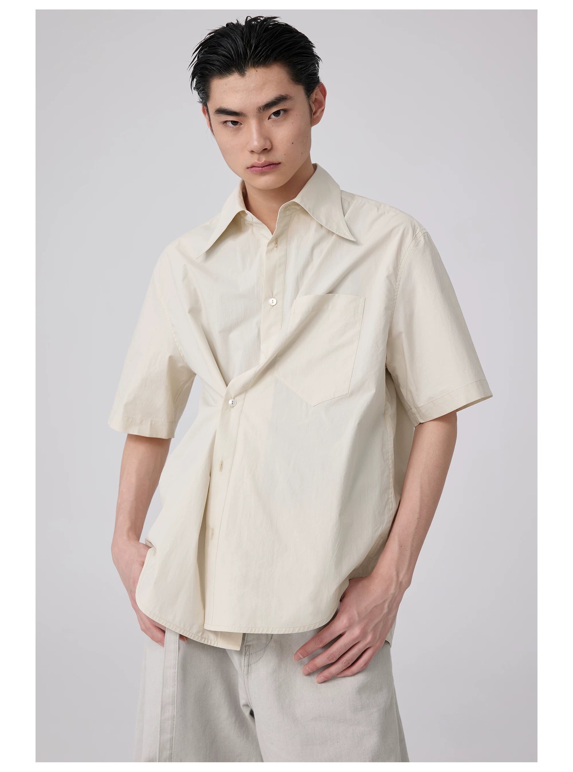 Skydrift Boxy Poplin Shirt