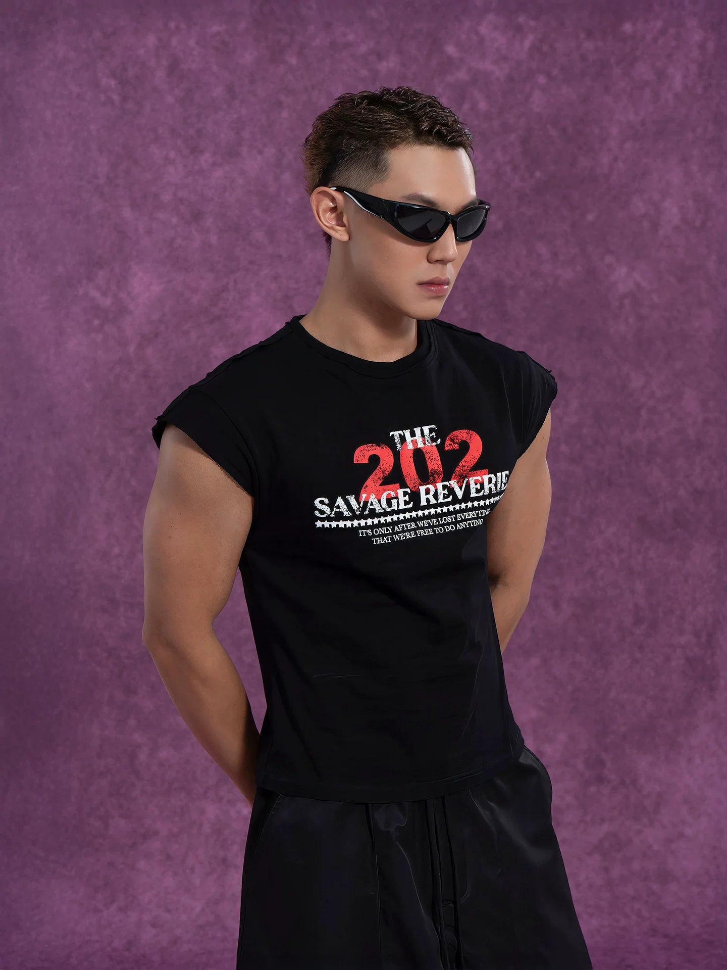 202 Savage Reverie Cutoff Tee