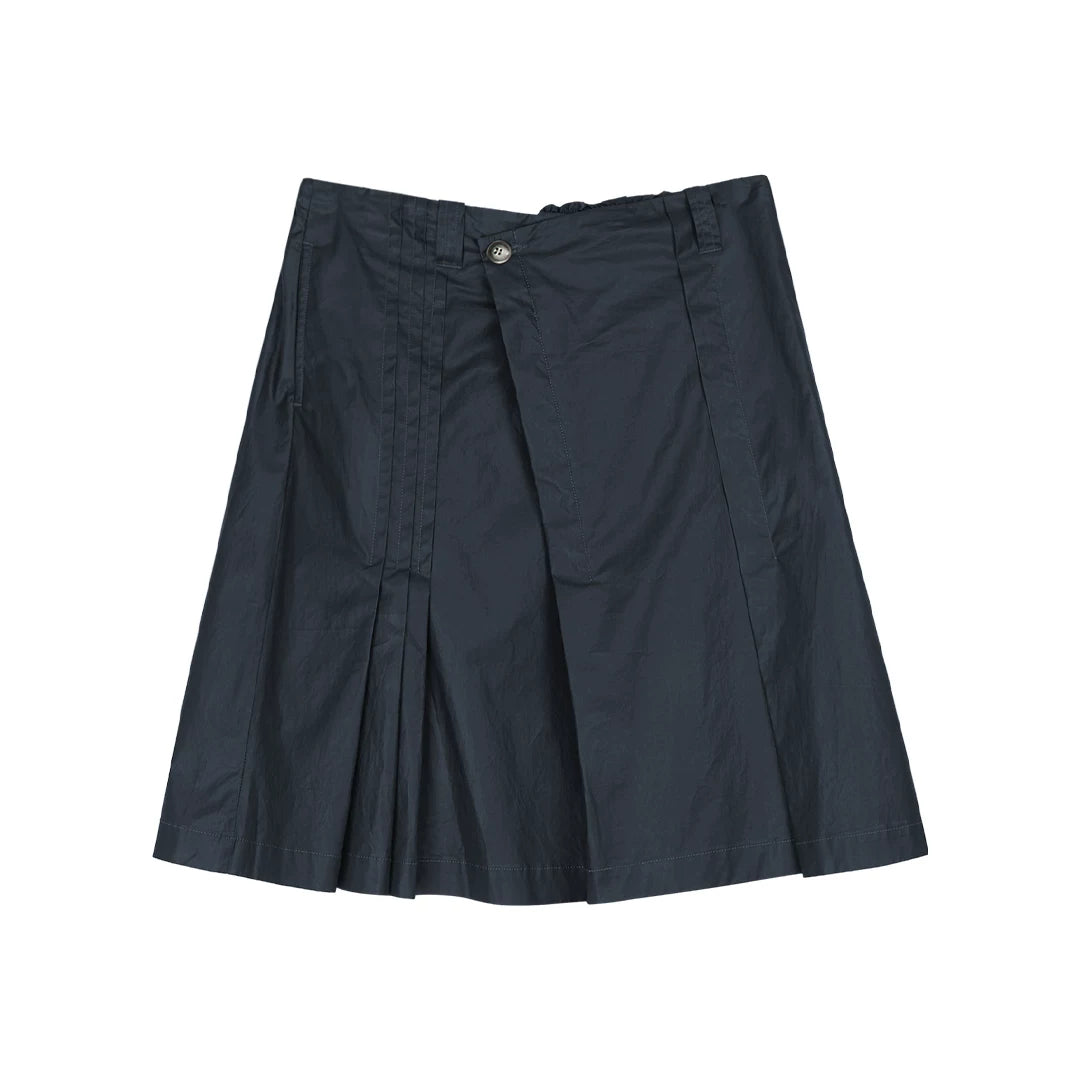 Mossveil Pleated Mini Skirt