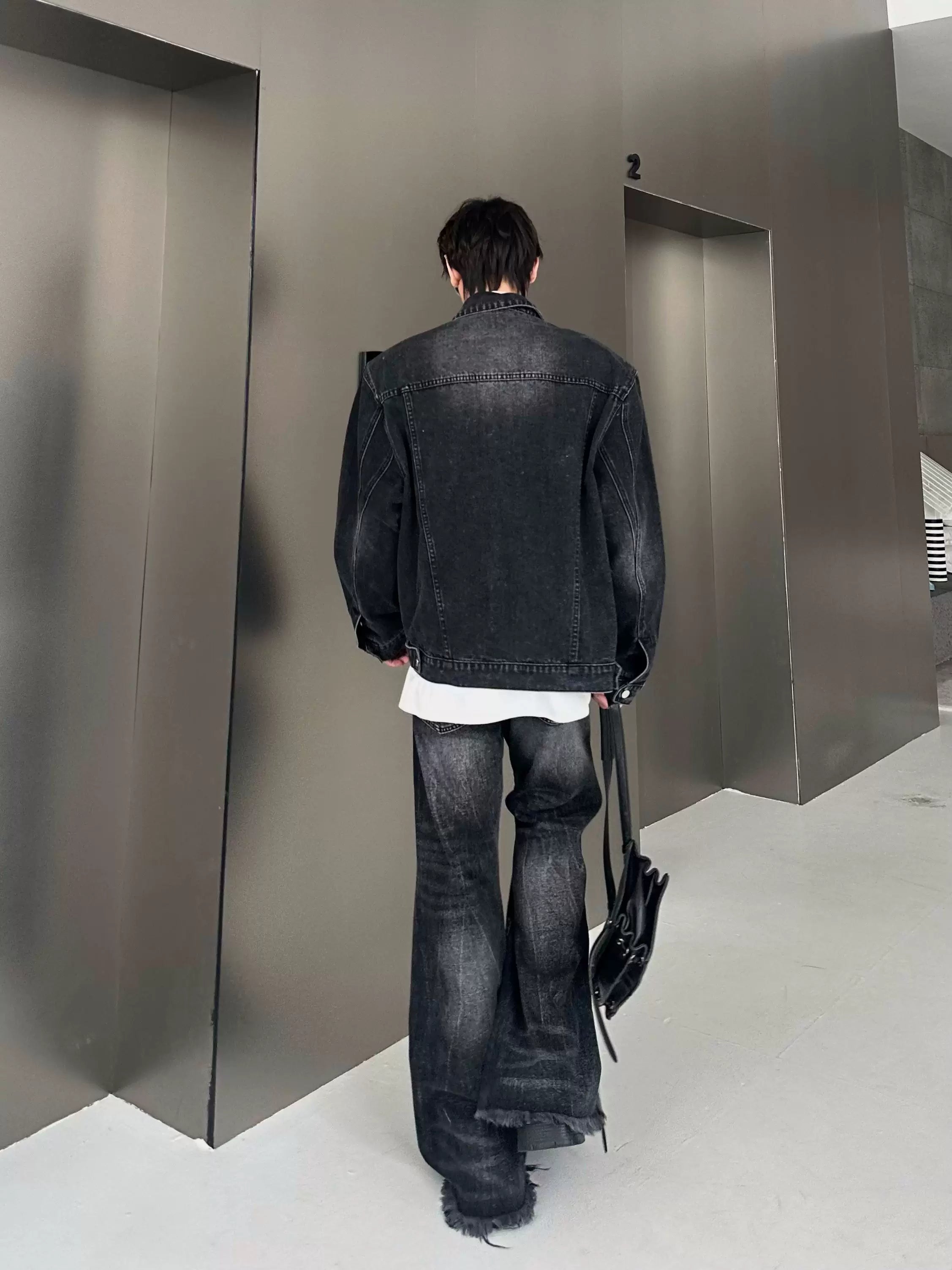 Midnight Fracture Denim Jacket