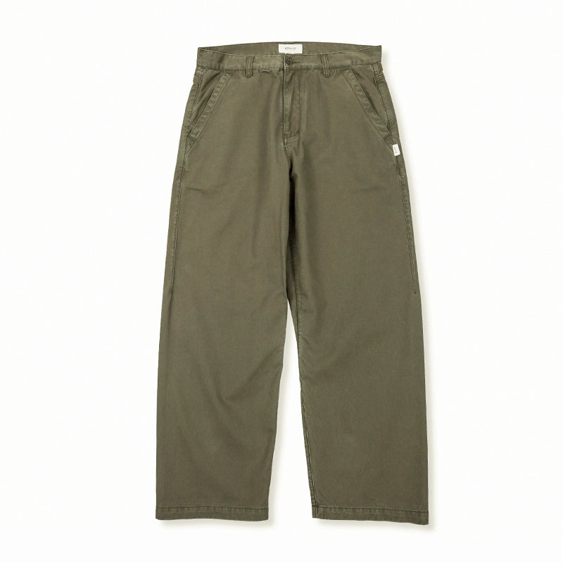 Army Green/Khaki Loose Casual Pants