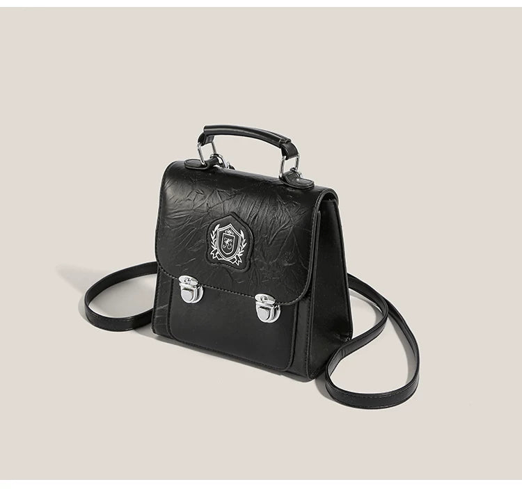 Midnight Crest Mini Satchel