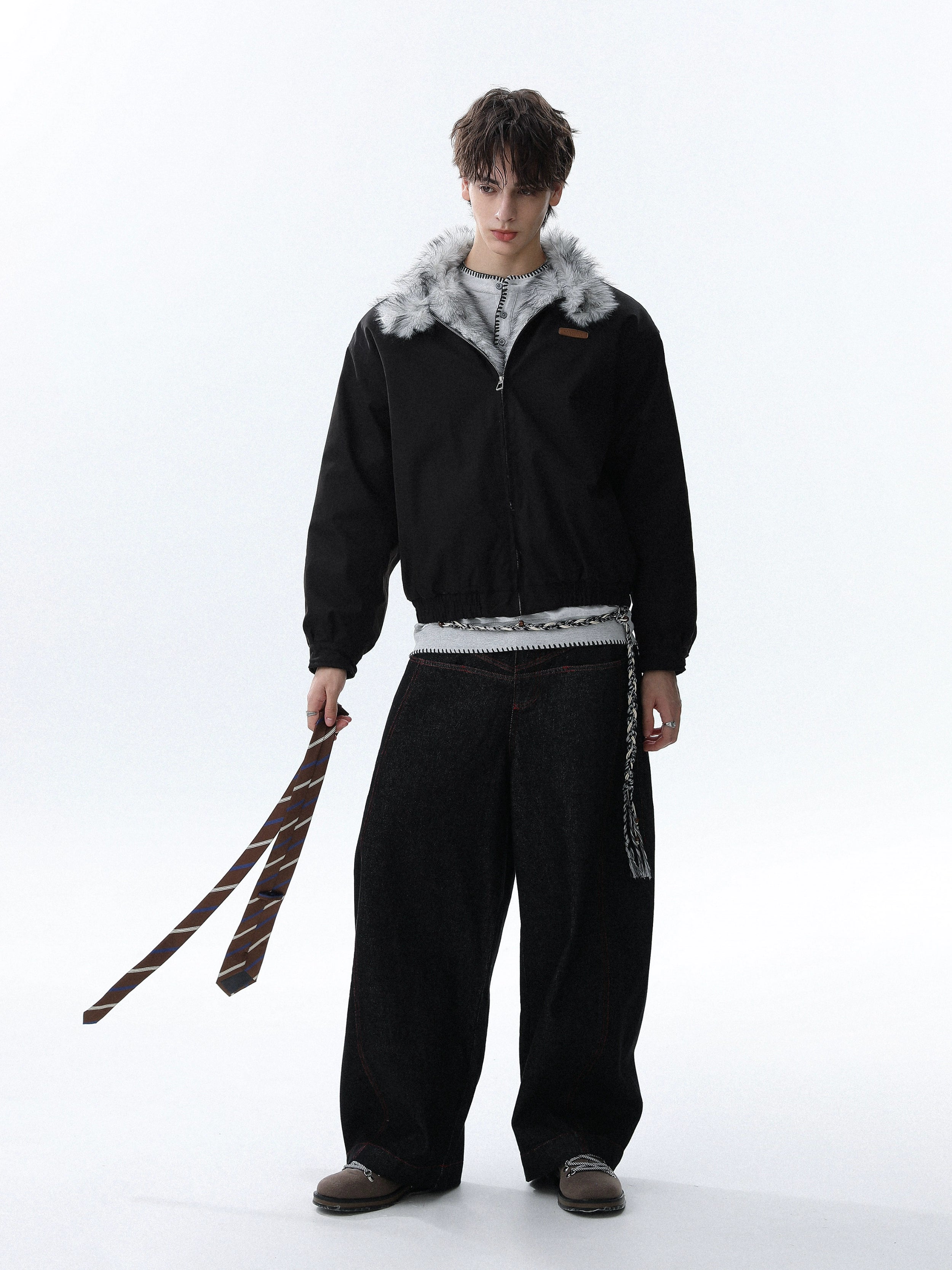 Frost Edge Faux Fur Lined Jacket