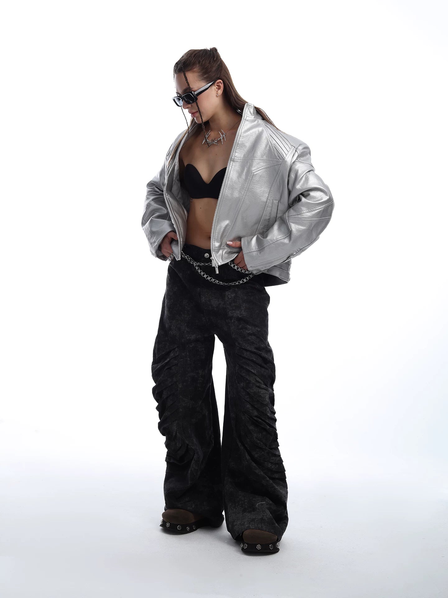 Vertex Studded Moto Jacket