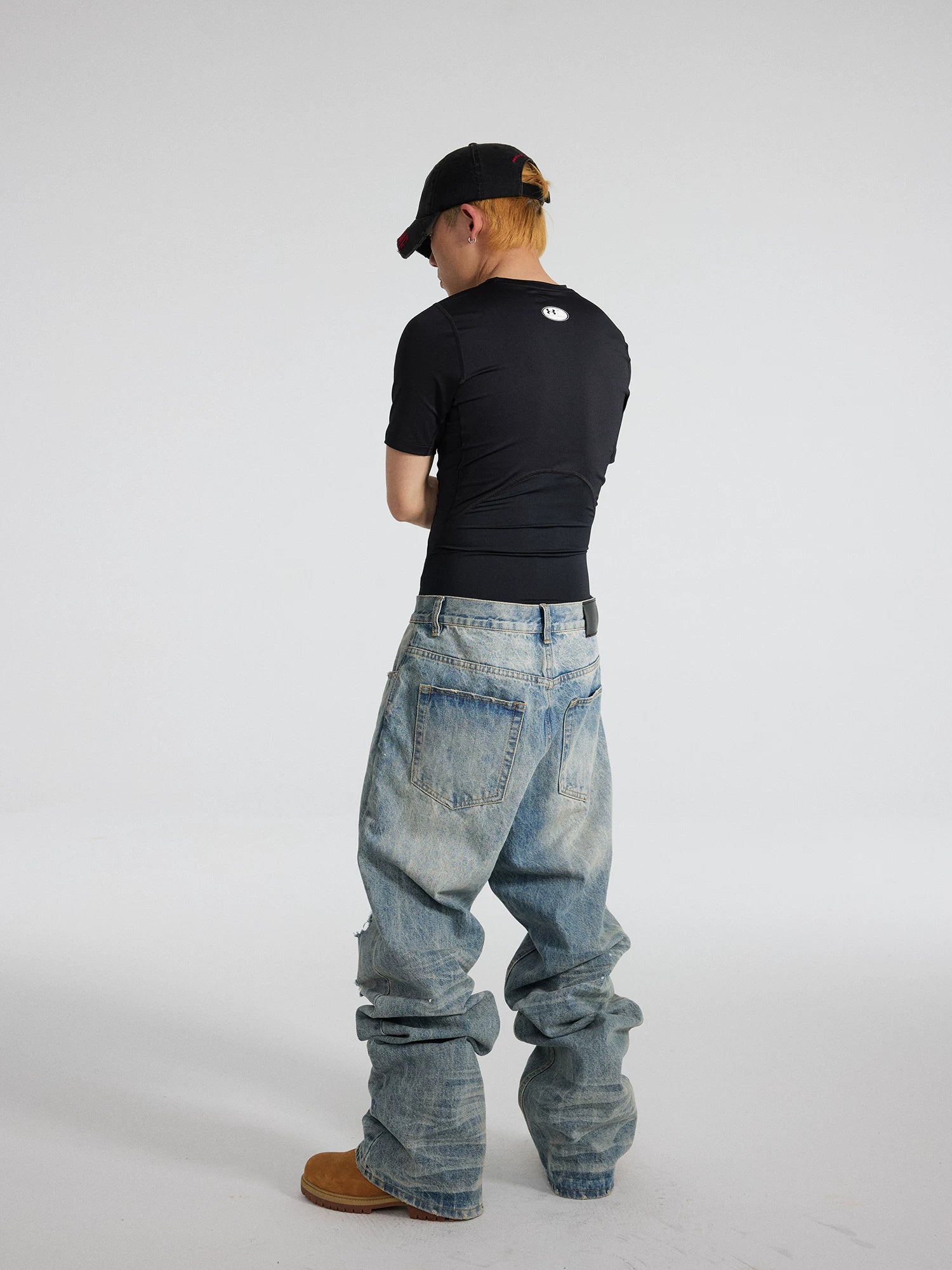 Frostbite Spatter Driftwide Jeans
