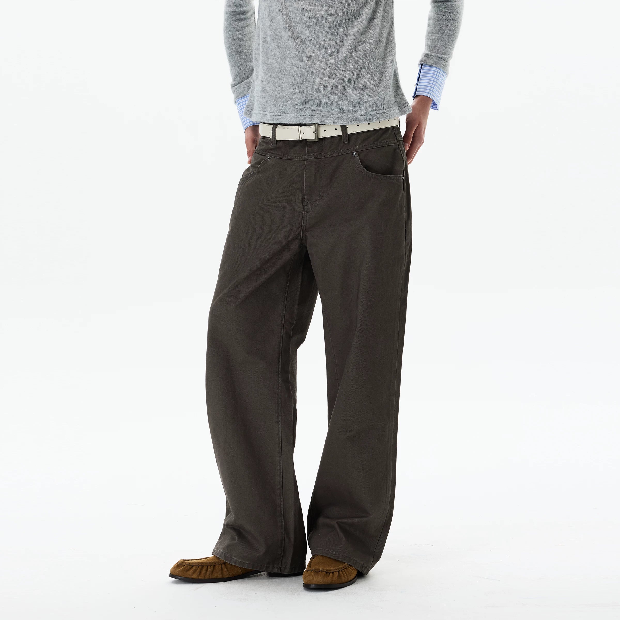 Drape Wide Chino Pants