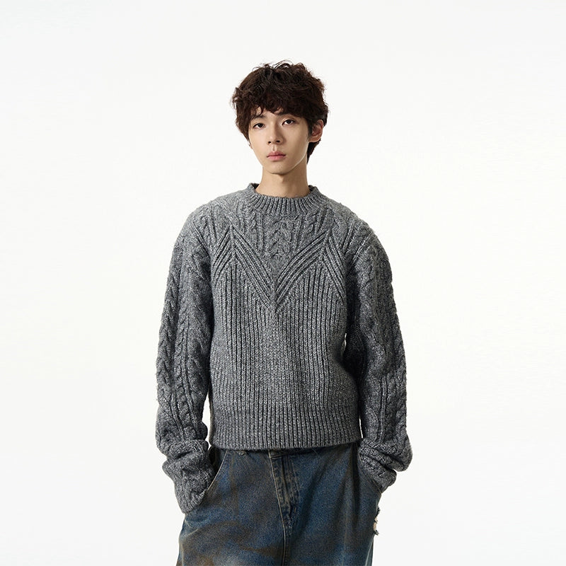 Full Cable Knit Sweater