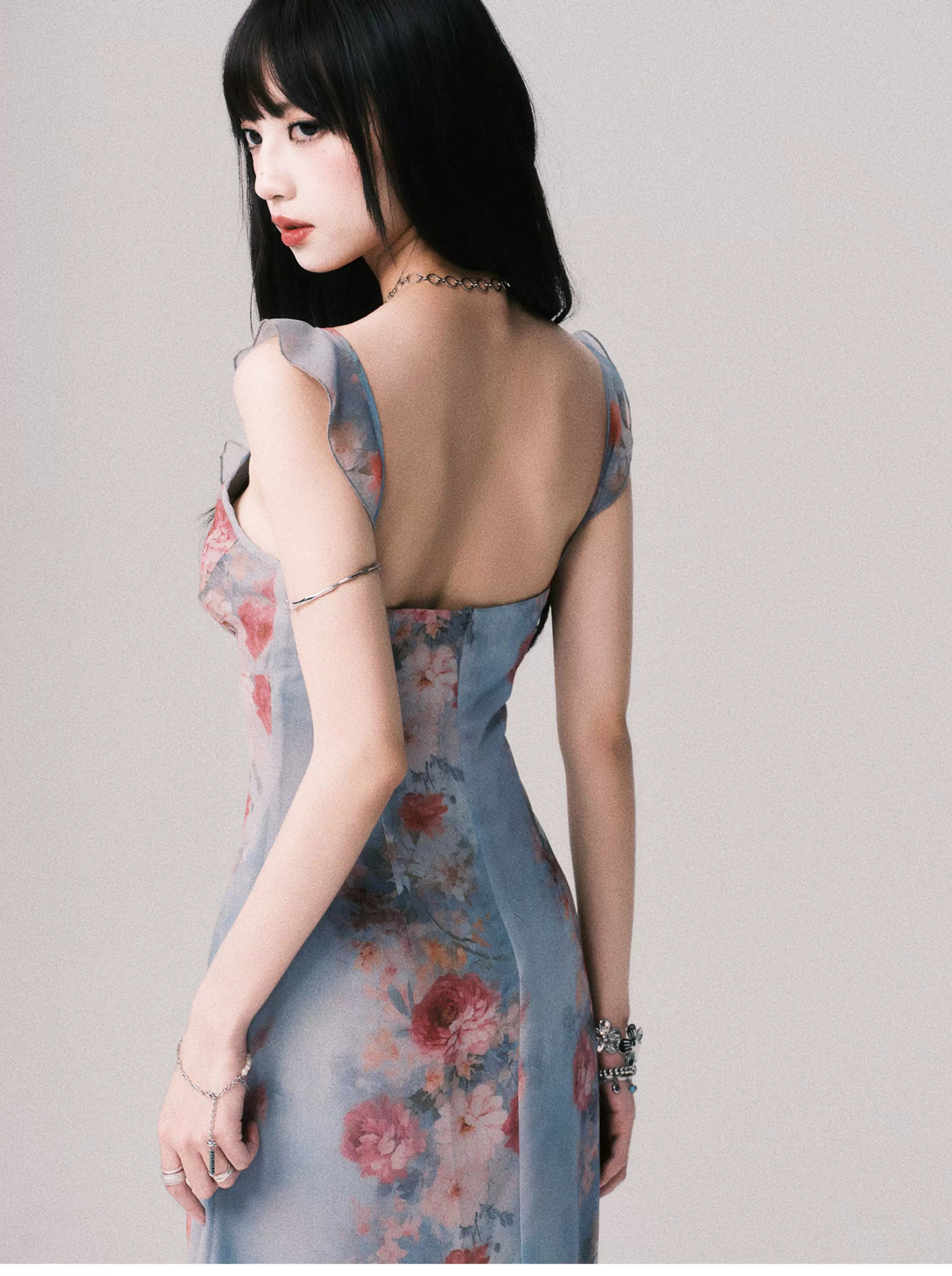 Cloud Petal Reverie Maxi Dress