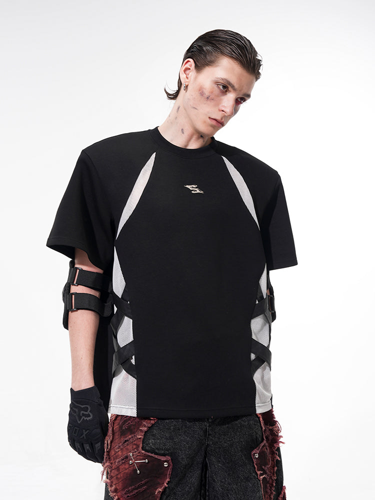 Mesh Panel Sport T-Shirt
