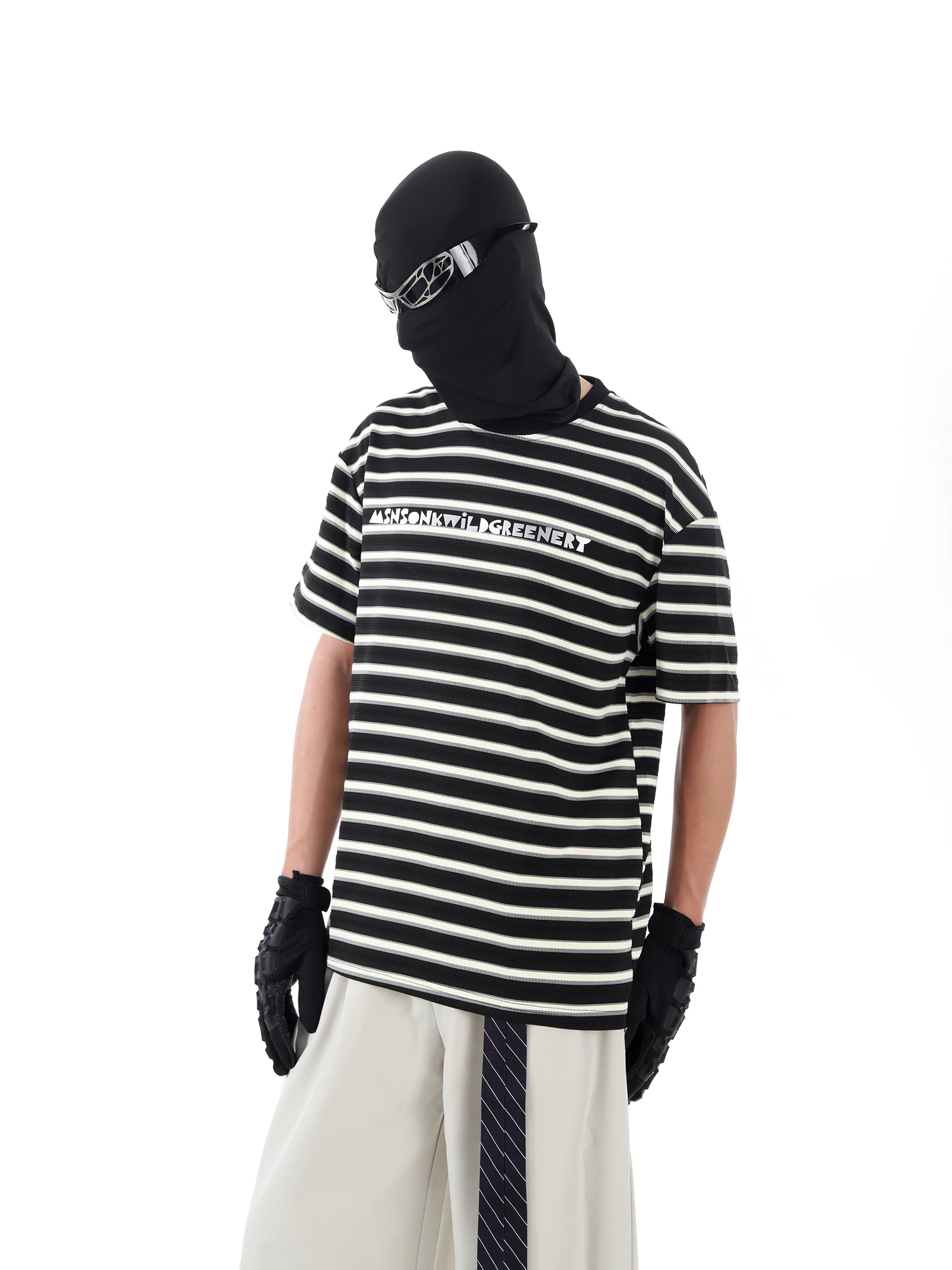 Static Signal Striped Tee