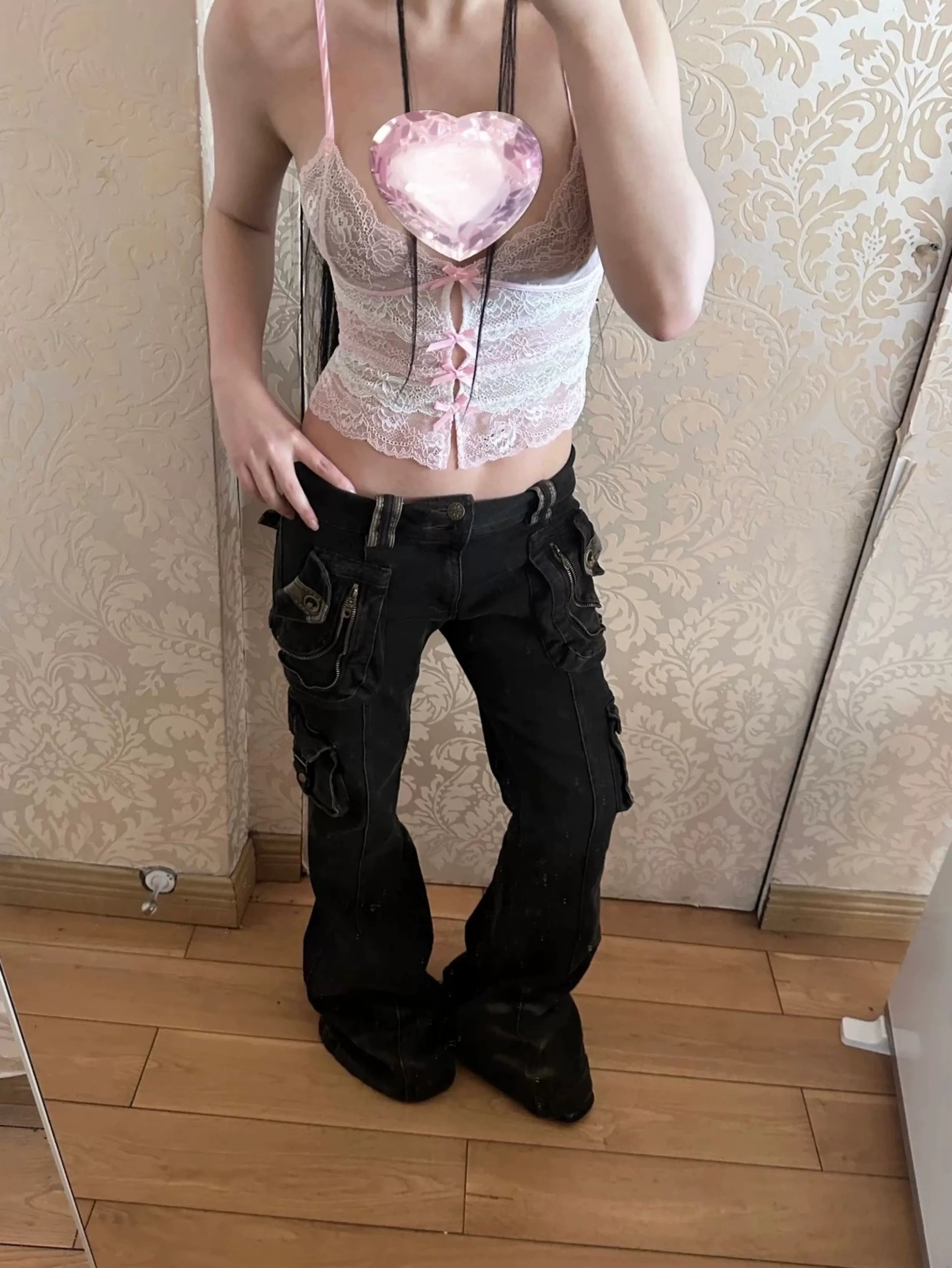 Obsidian Arsenal Cargo Flare Jeans