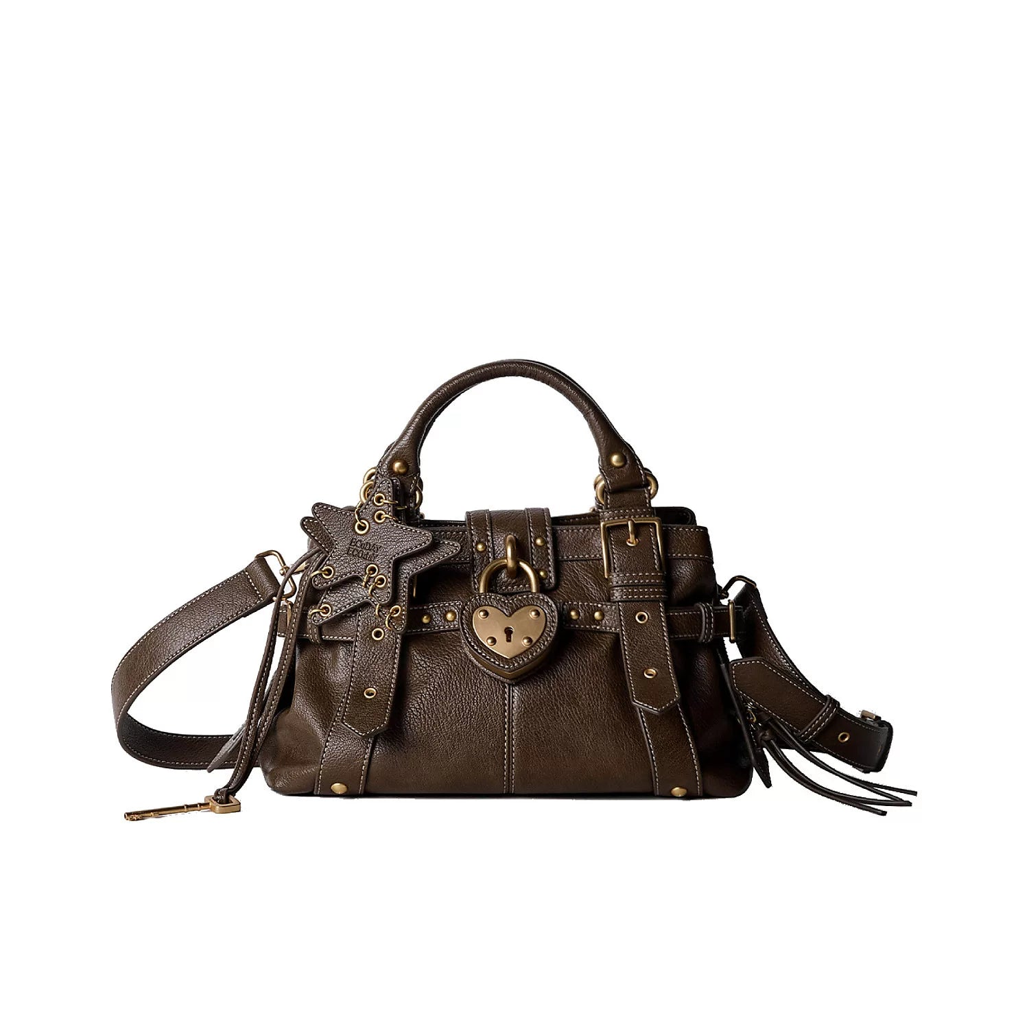 Heart-Lock Belted Satchel - view 9
