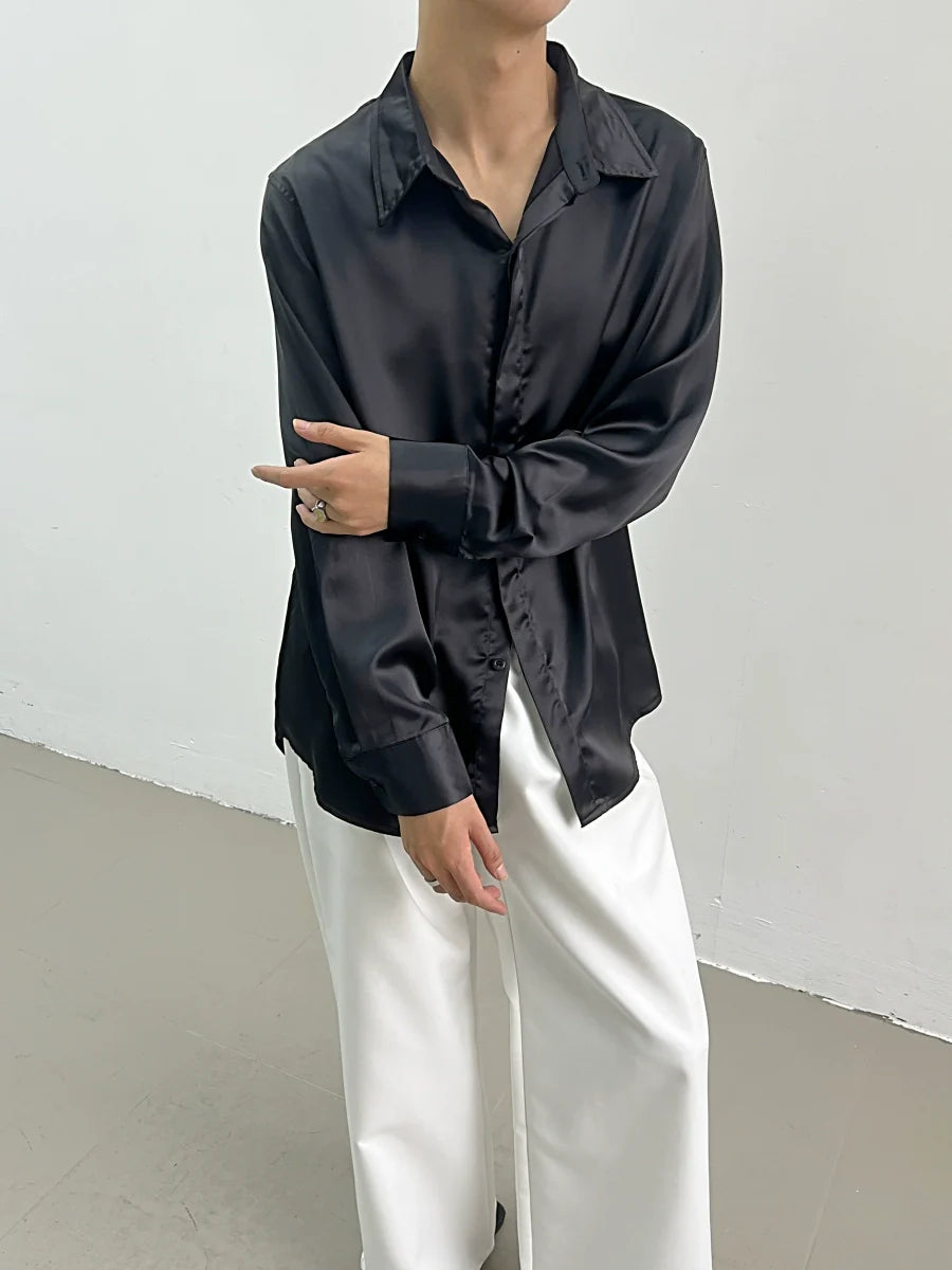 Eclipse Satin Relaxed Shirt