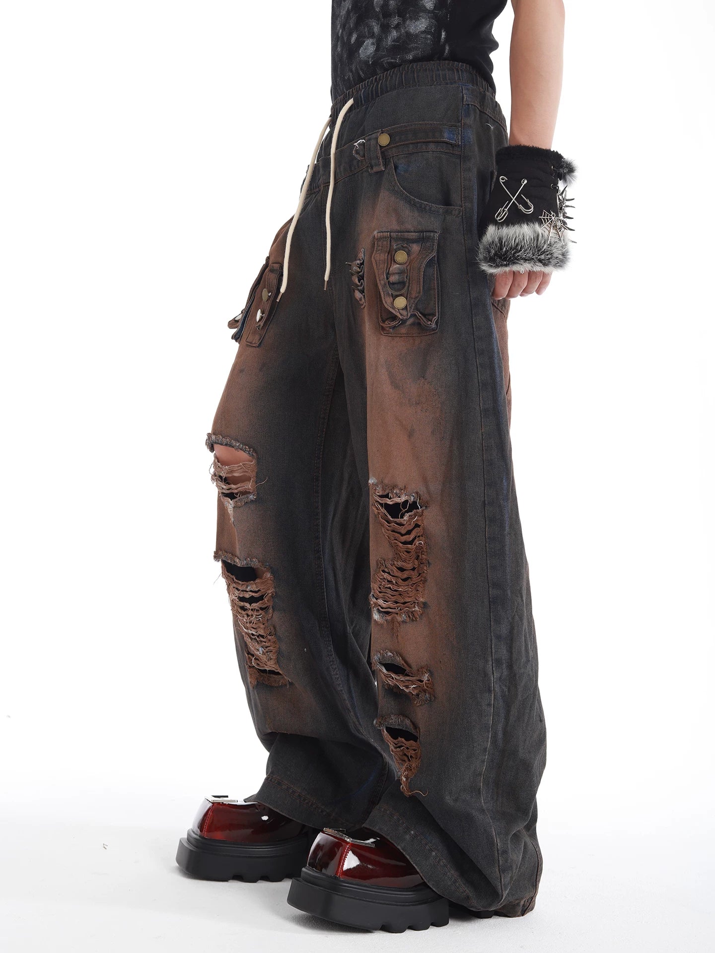 Riot Relic Distressed Denim Pants