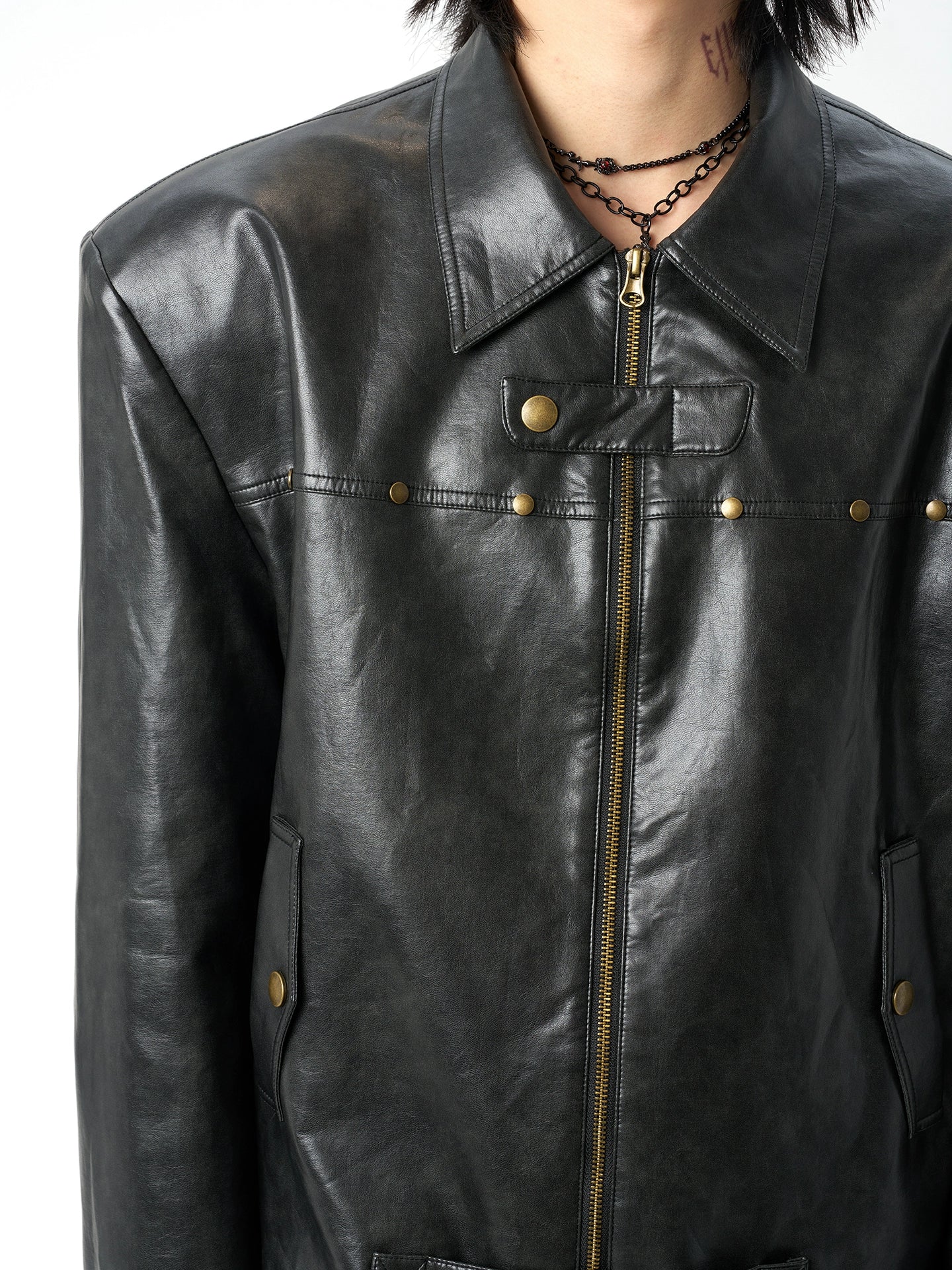 Raven Edge Moto Leather Jacket