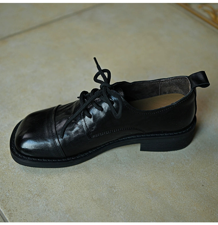 Obsidian Square Oxford Shoes
