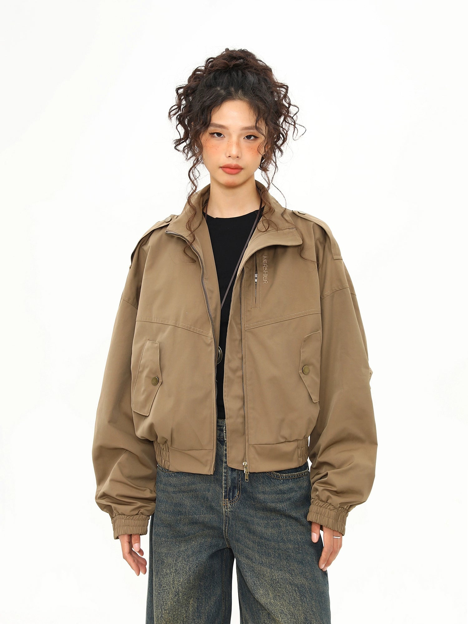 Sahara Scout Cropped Utility Jacket