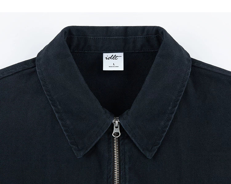 Urban Zip Canvas Boxy Jacket