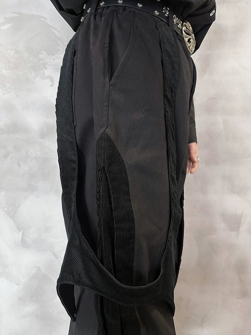 Dune Havoc Draped Panel Cargo Trousers