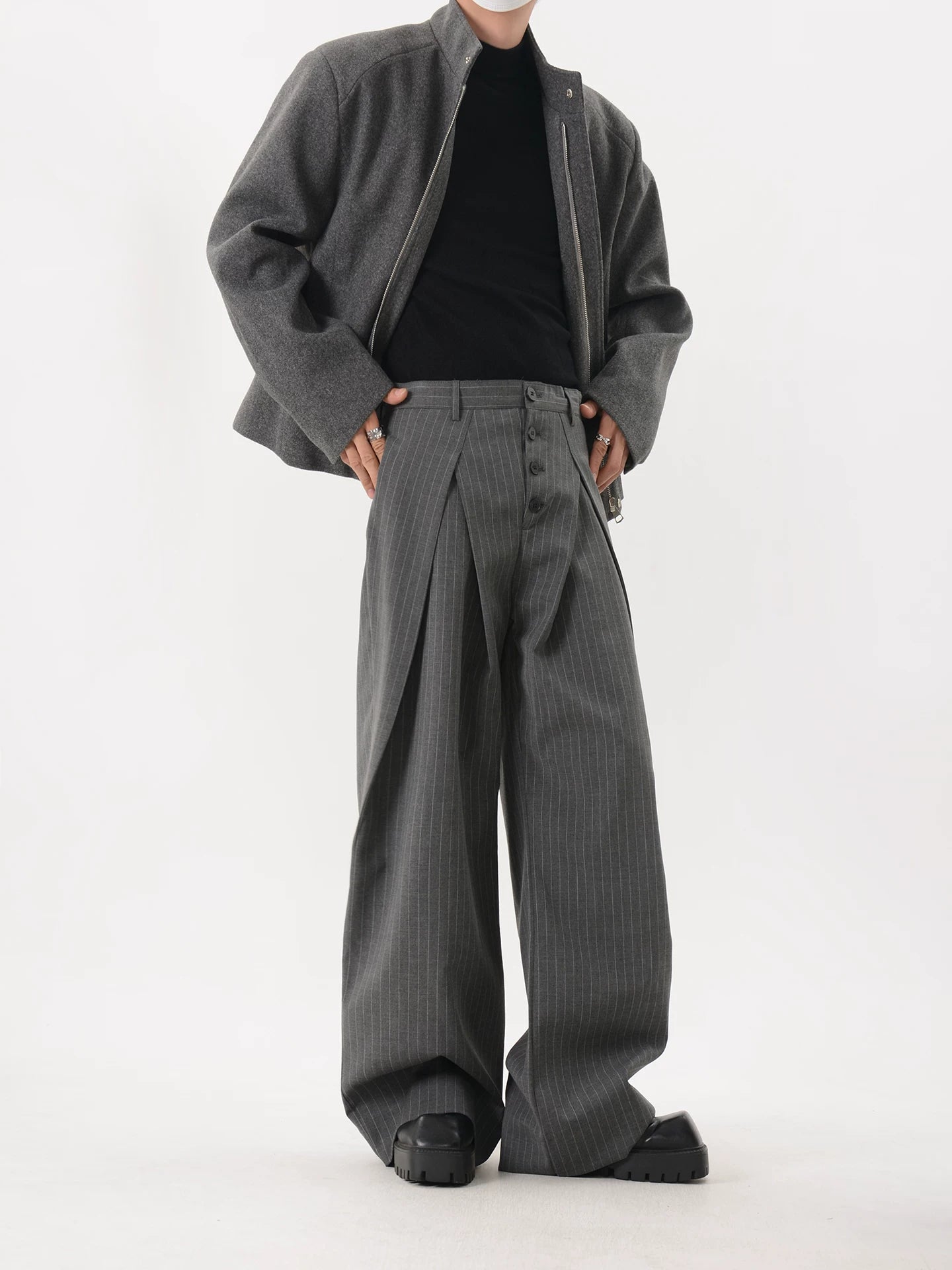 Column Minimal Zip Jacket