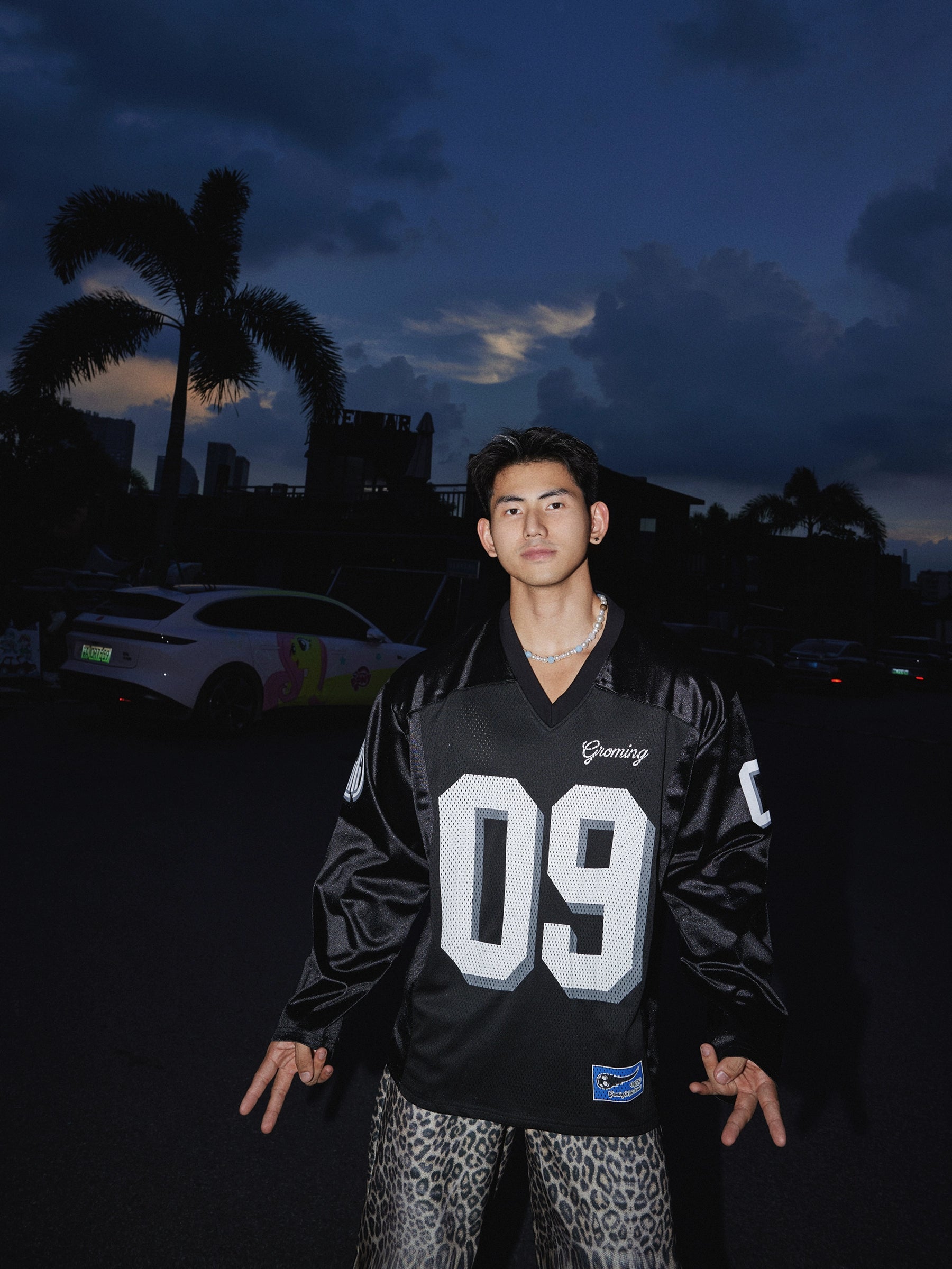 Midnight Panther Varsity Mesh Jersey