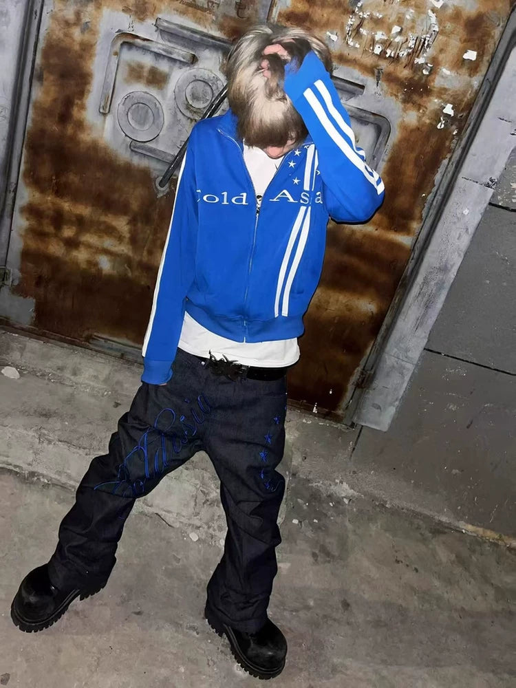 Midnight Script Flare Jeans