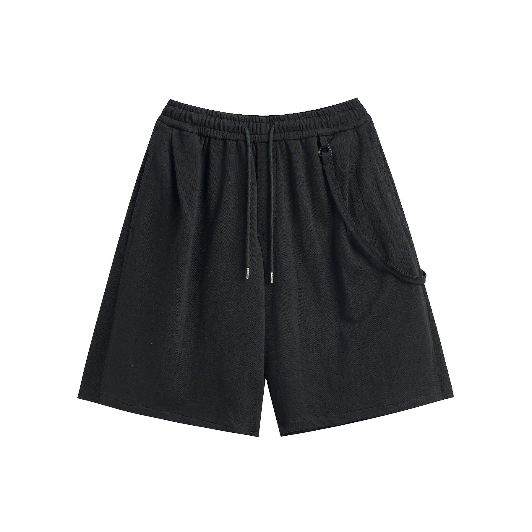 Heavyweight Sweat Shorts with Flutter Belt - chiclara