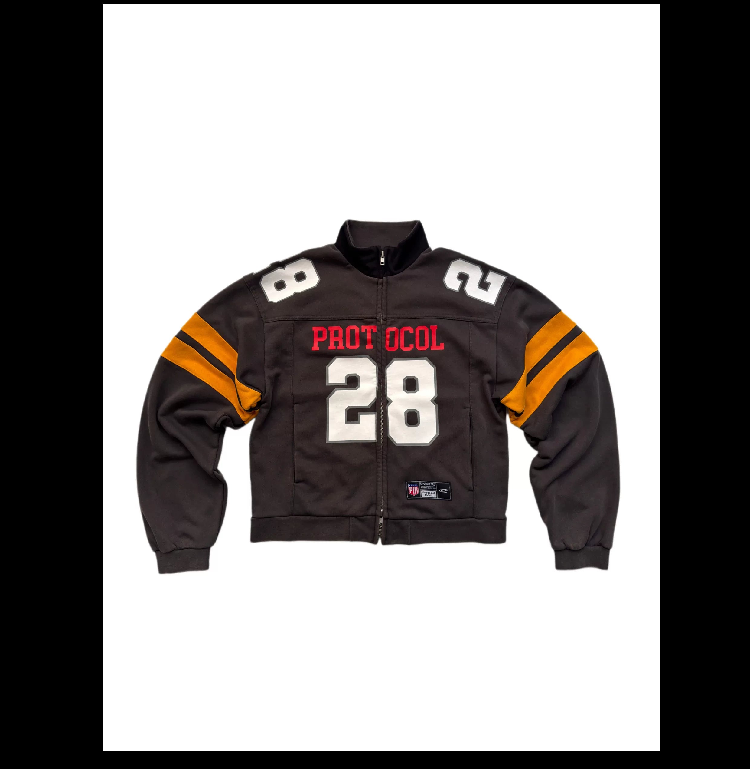 Protocol 28 Gridiron Cropped Jacket